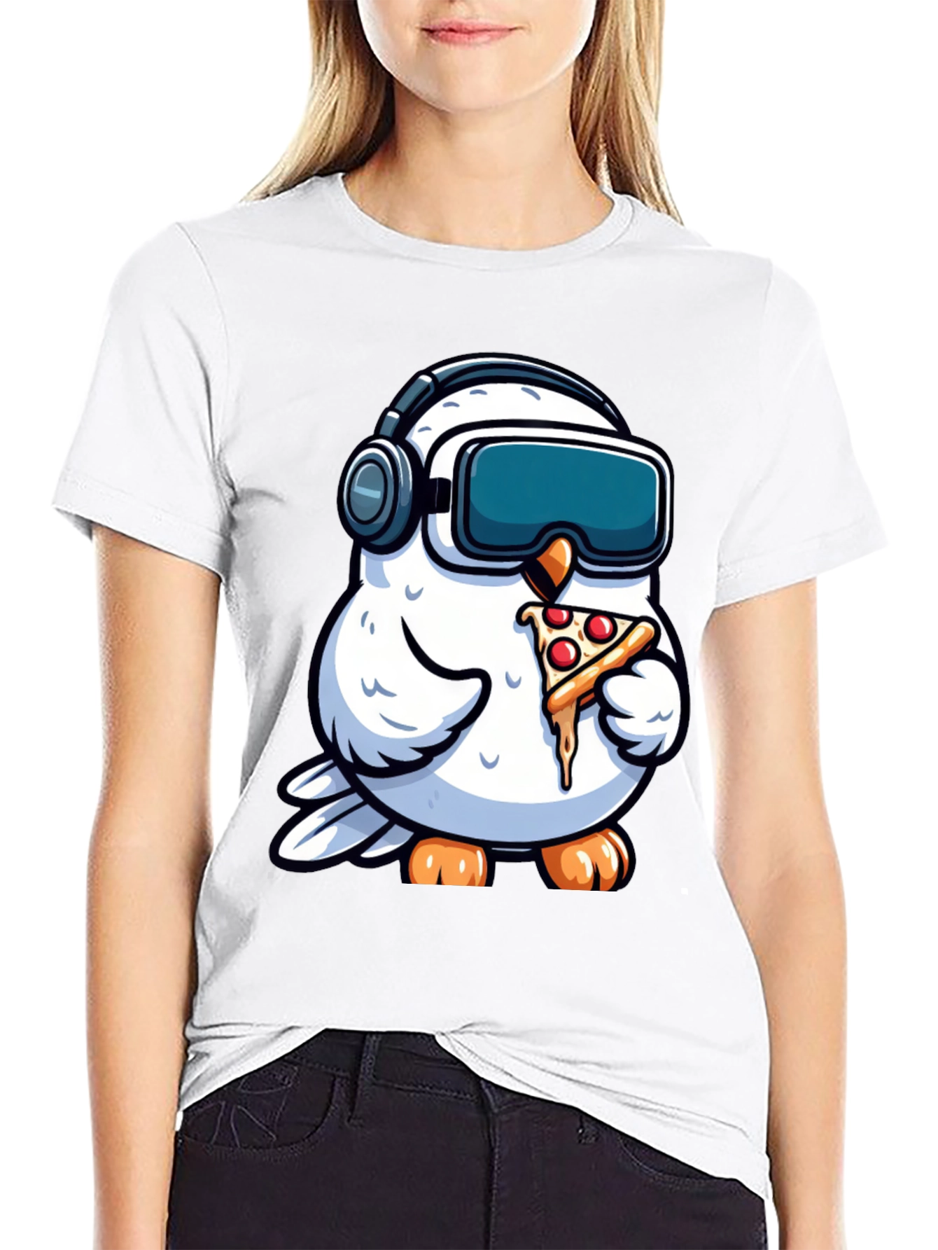 VR Pizza Bird Graphic Tee