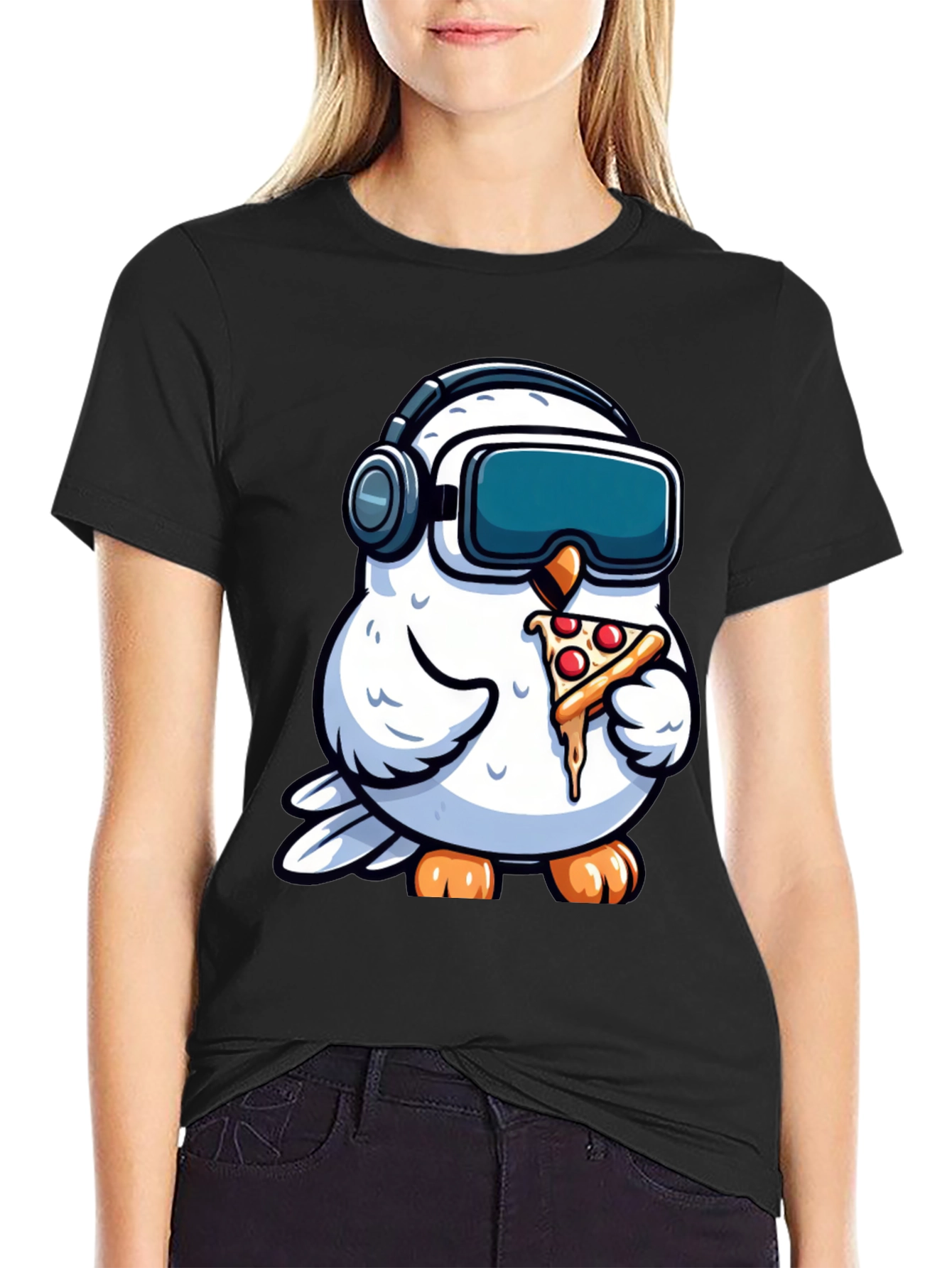 VR Pizza Bird Graphic Tee
