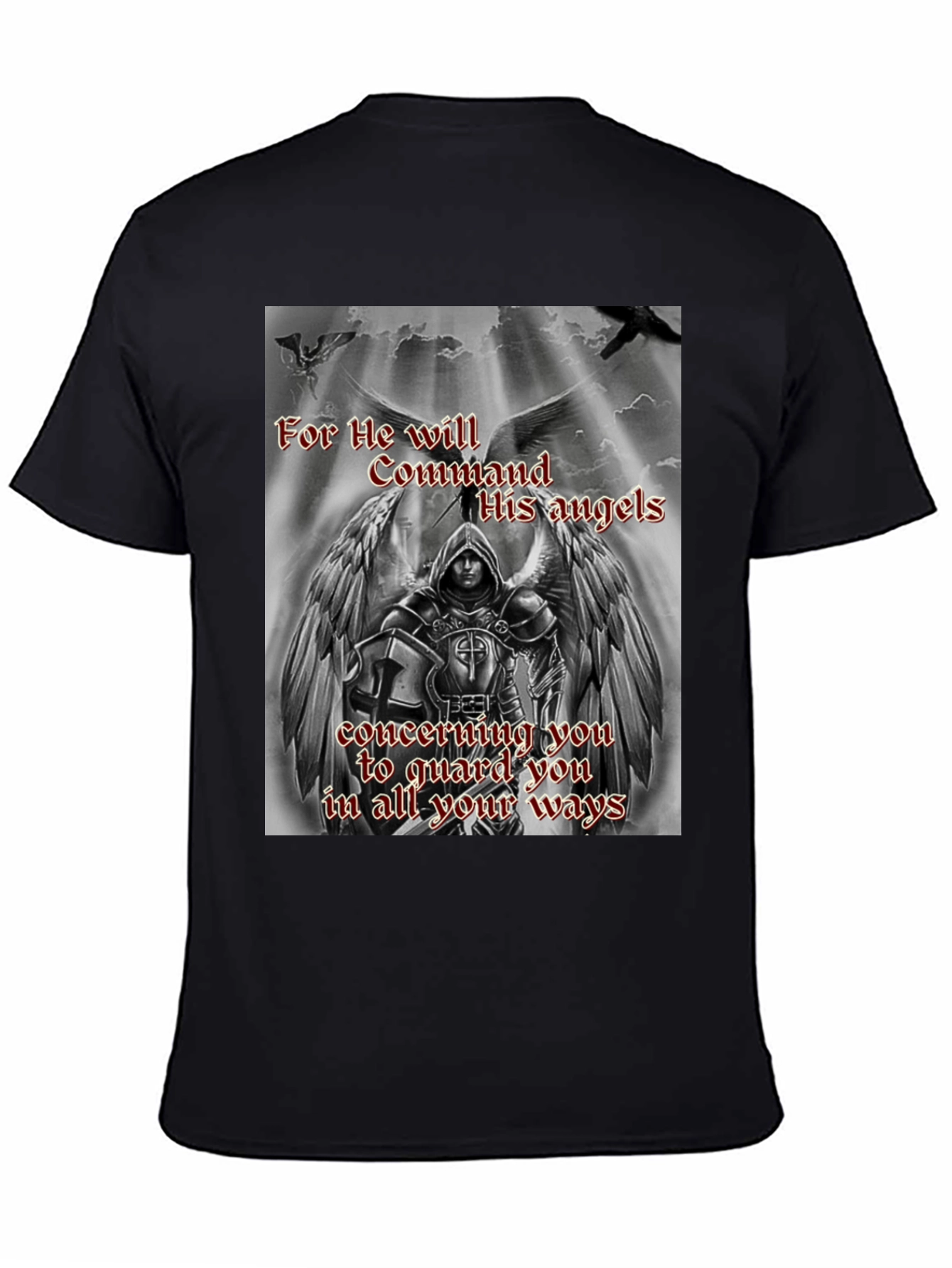 Angel Graphic T-Shirt - Guardian Protection