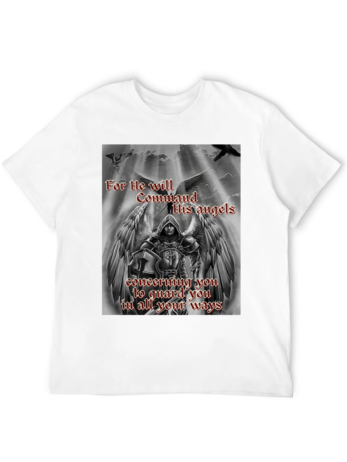 Angel Graphic T-Shirt - Guardian Protection