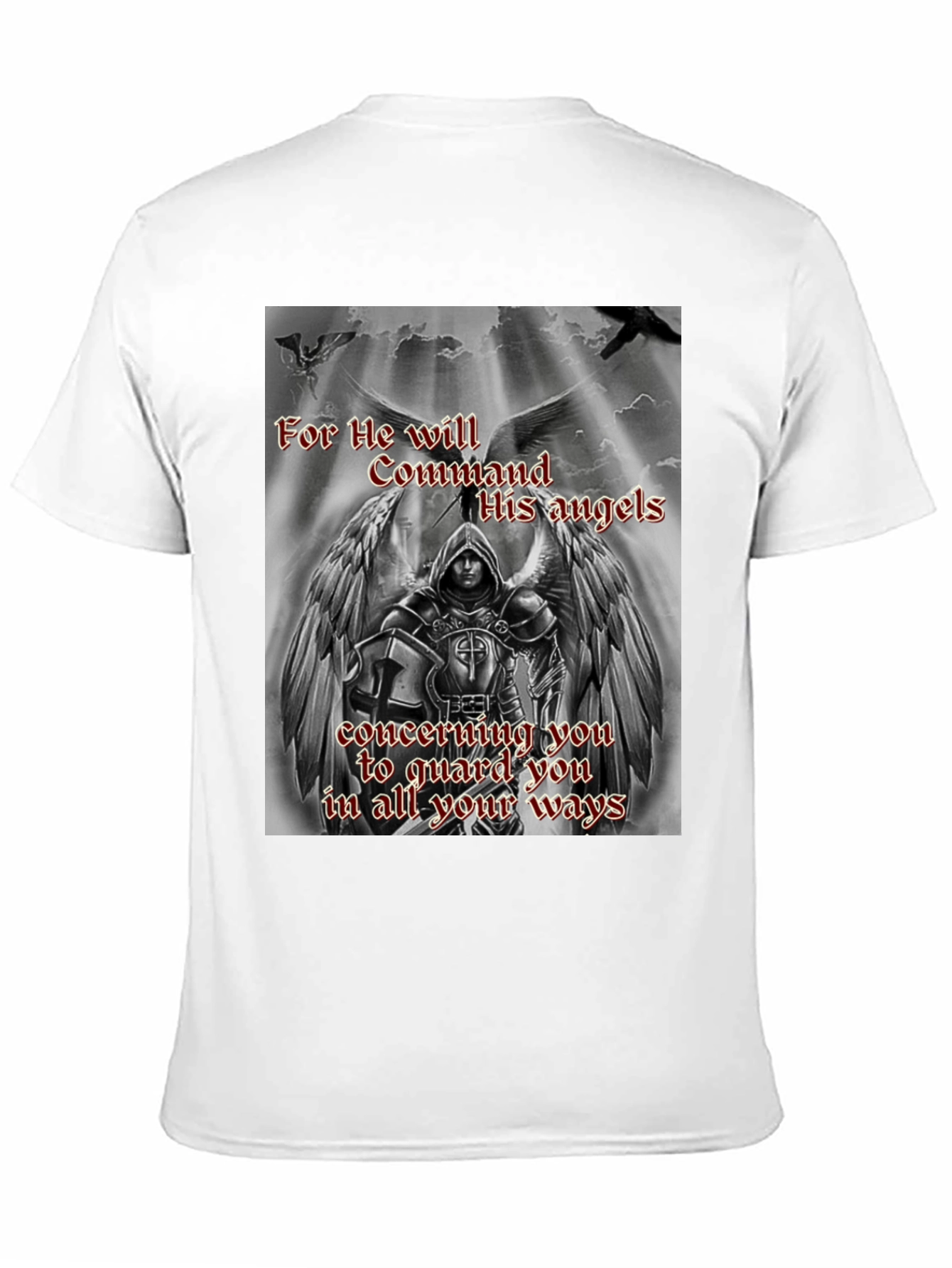 Angel Graphic T-Shirt - Guardian Protection