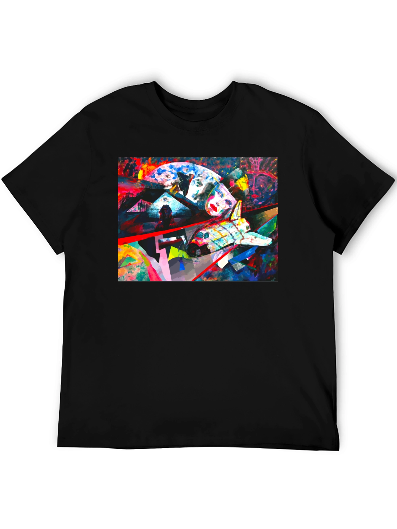 Abstract Space Shuttle Graphic Tee