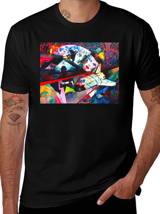 Abstract Space Shuttle Graphic Tee