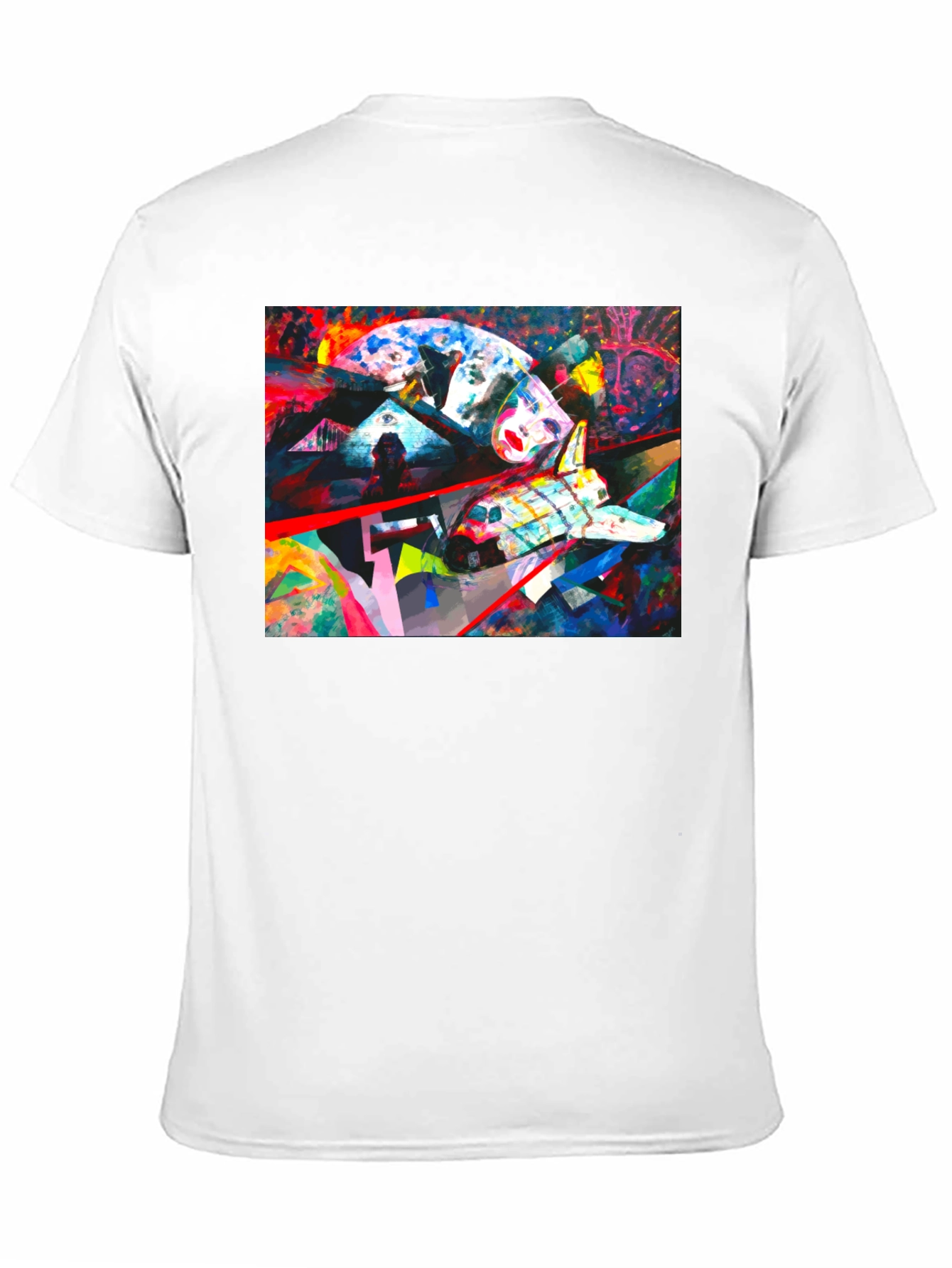 Abstract Space Shuttle Graphic Tee