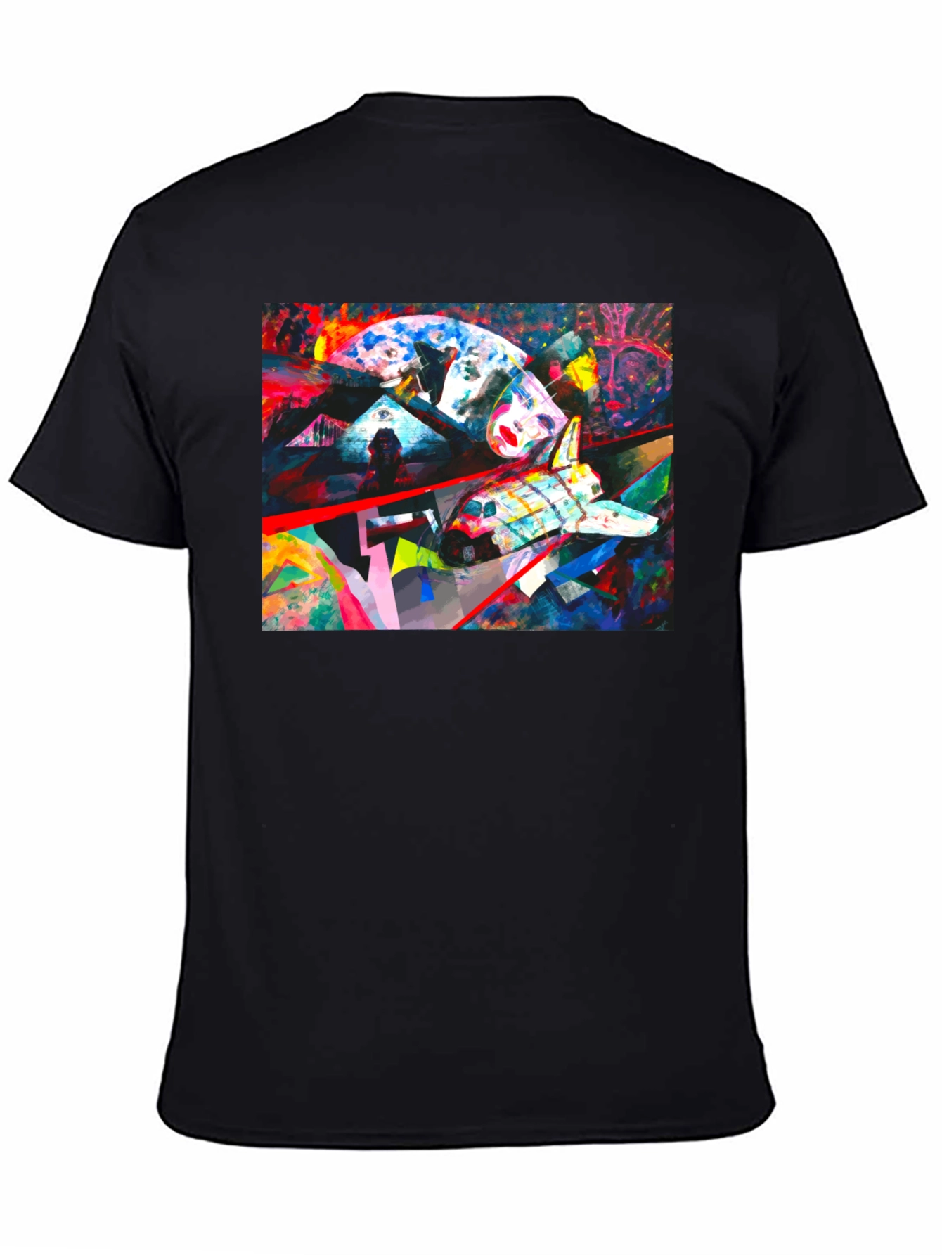 Abstract Space Shuttle Graphic Tee
