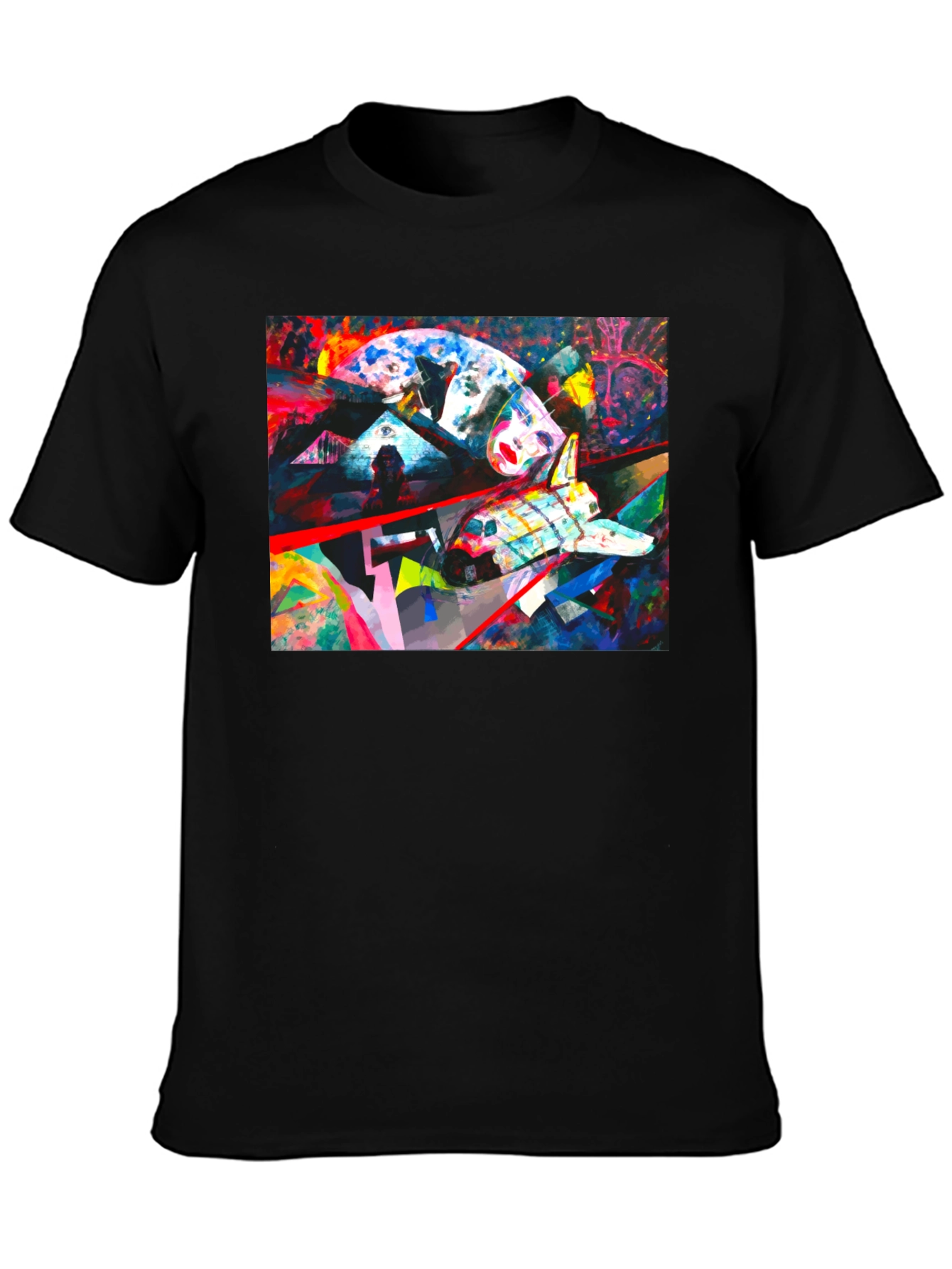 Abstract Space Shuttle Graphic Tee