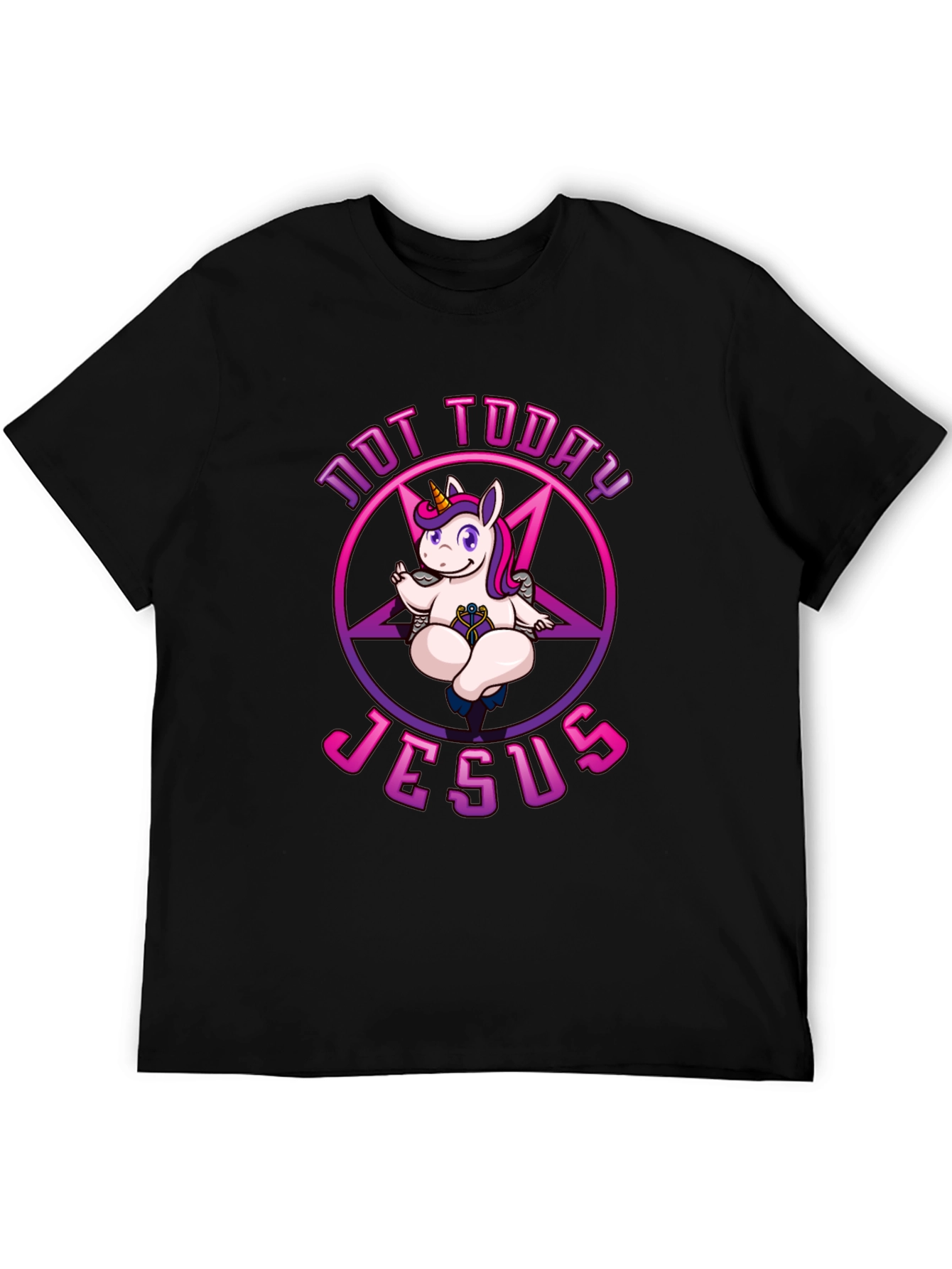Not Today Jesus Unicorn T-Shirt