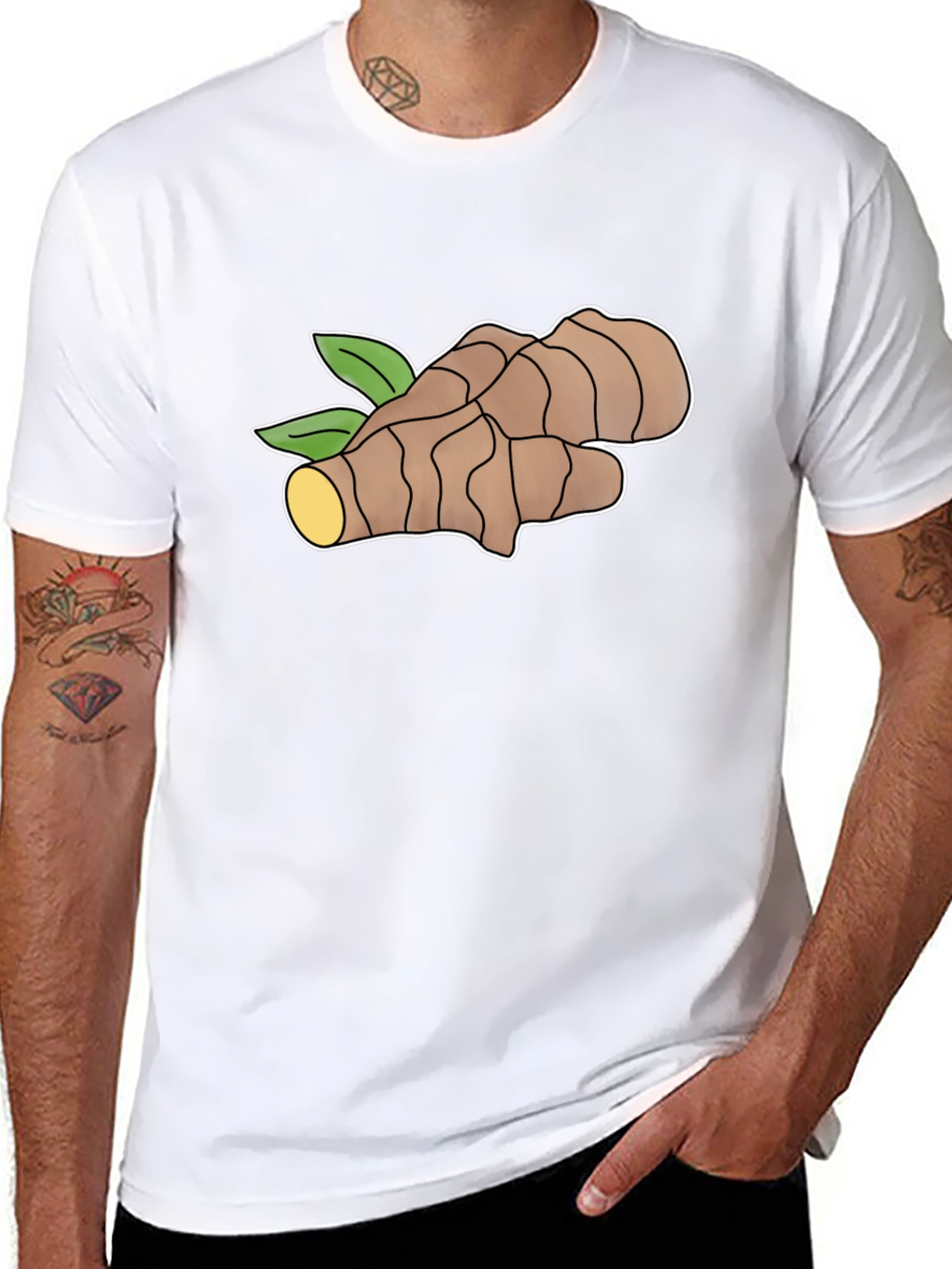 Ginger Graphic Tee - Stylish & Comfortable