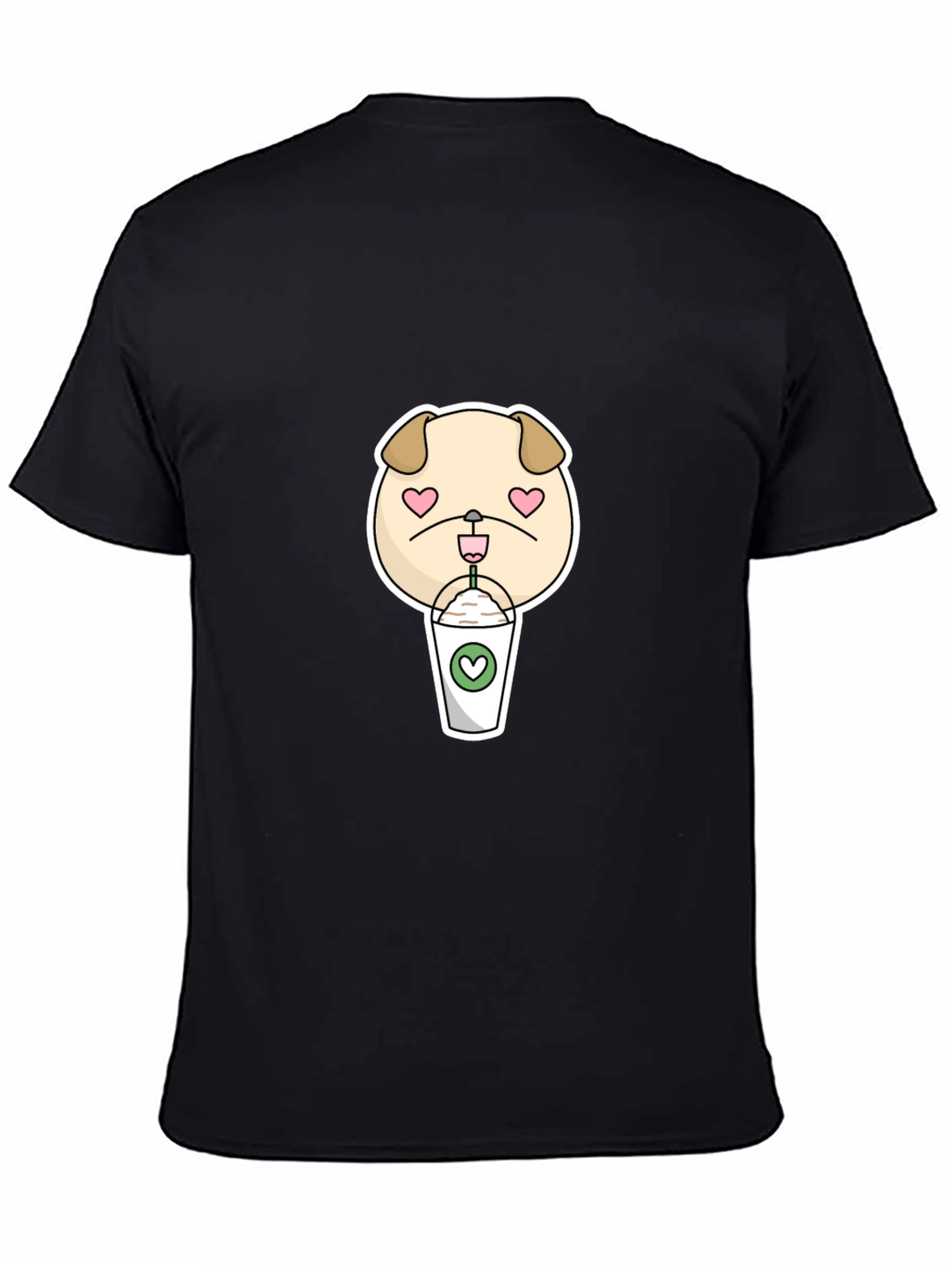 Cute Pug Coffee Lover T-Shirt