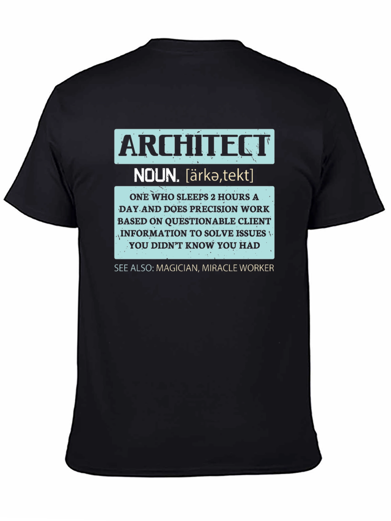 Architect Definition Graphic T-Shirt