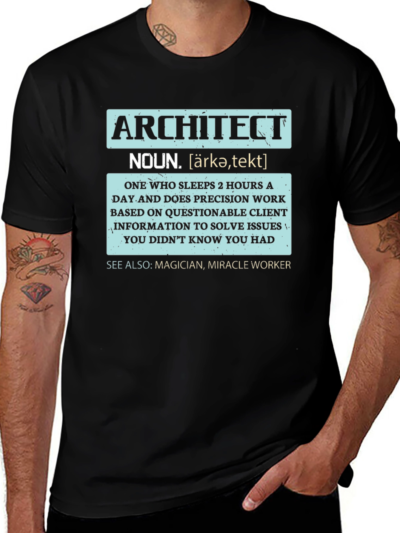 Architect Definition Graphic T-Shirt