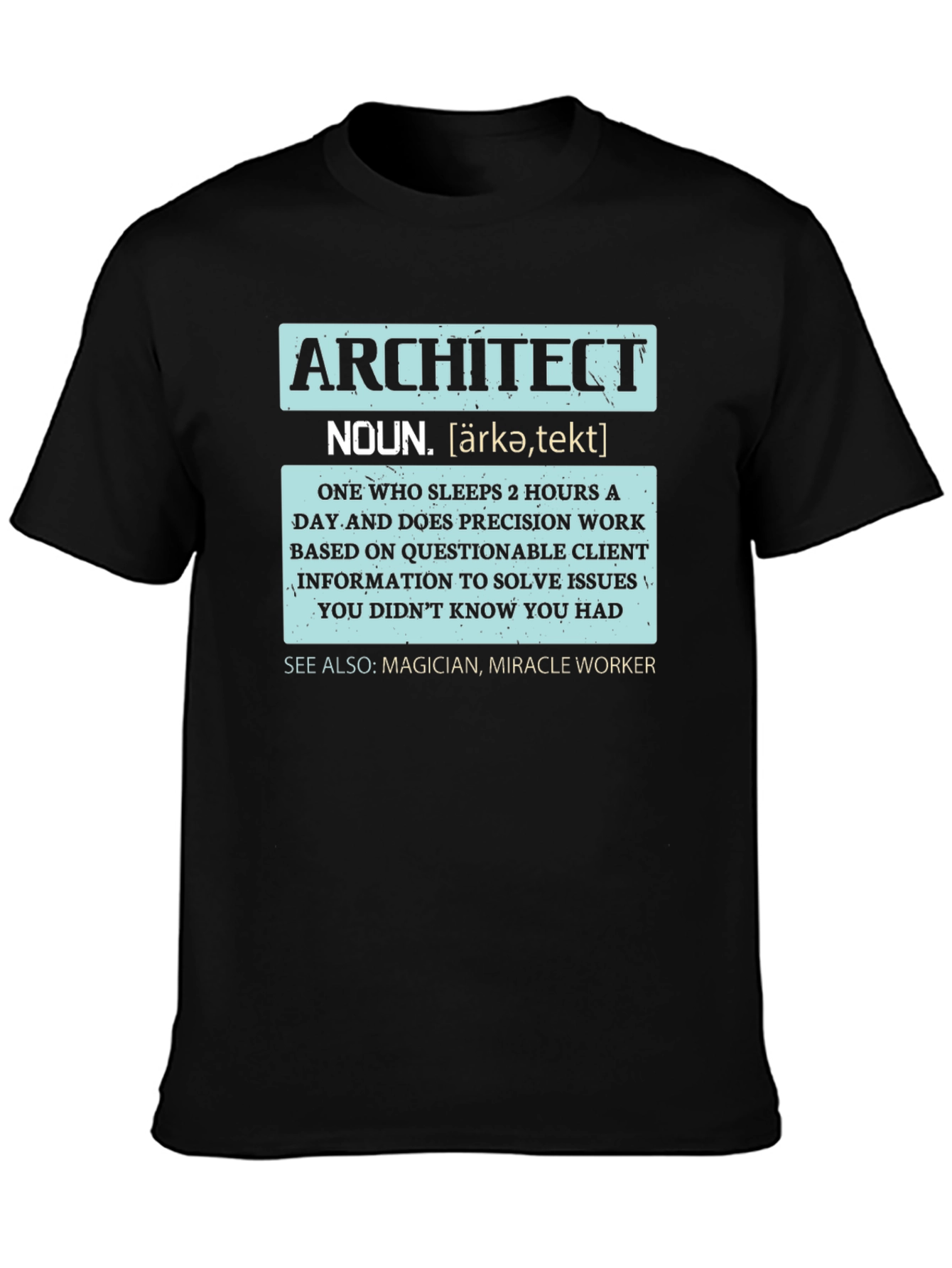 Architect Definition Graphic T-Shirt