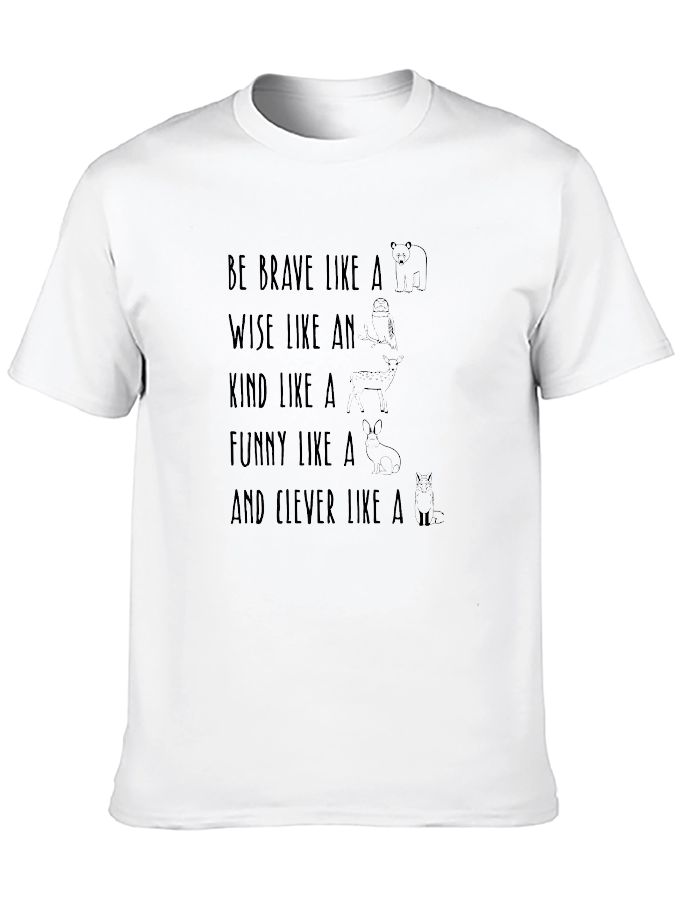 Motivational Animal Graphic Tee
