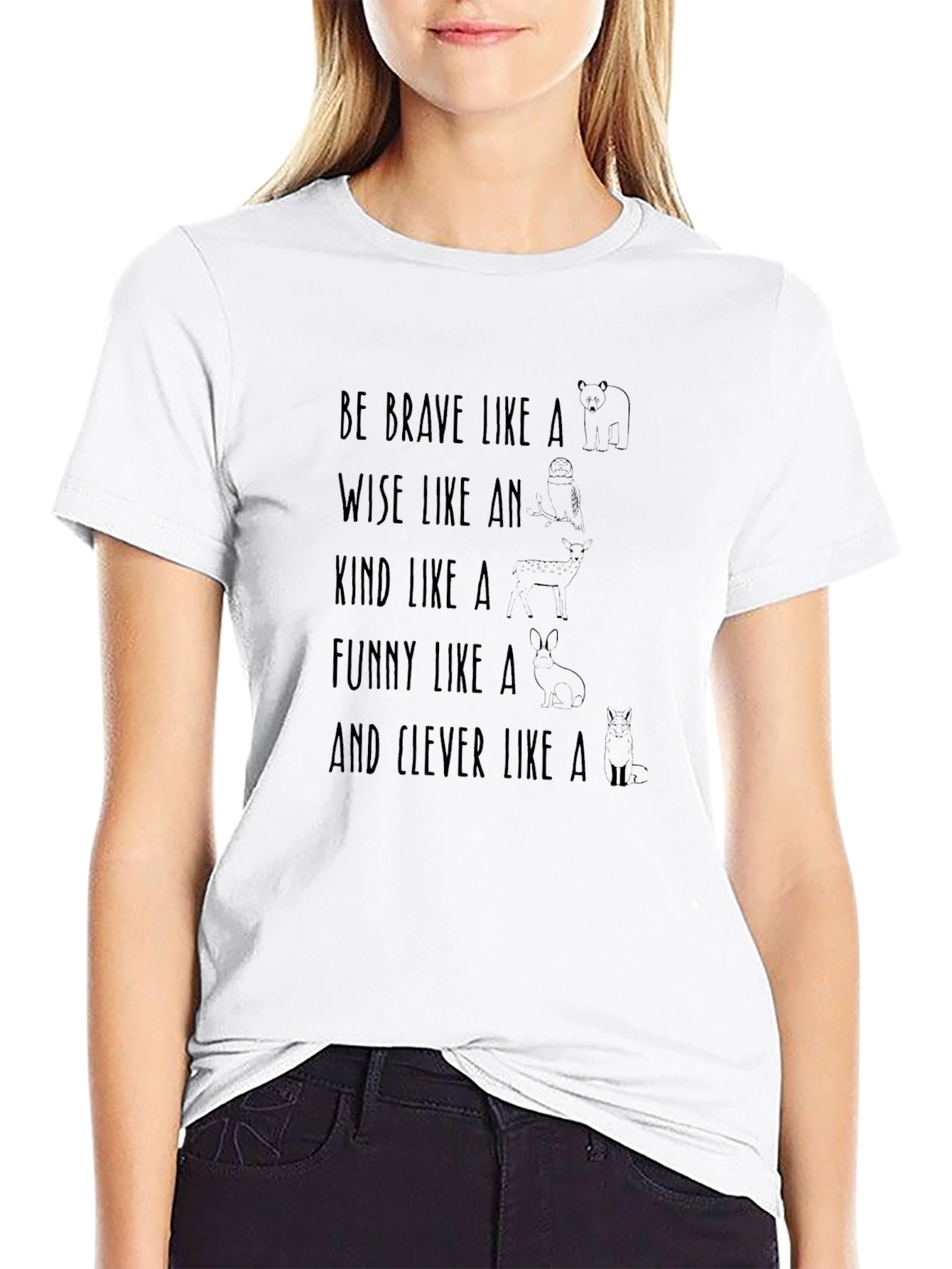 Motivational Animal Graphic Tee