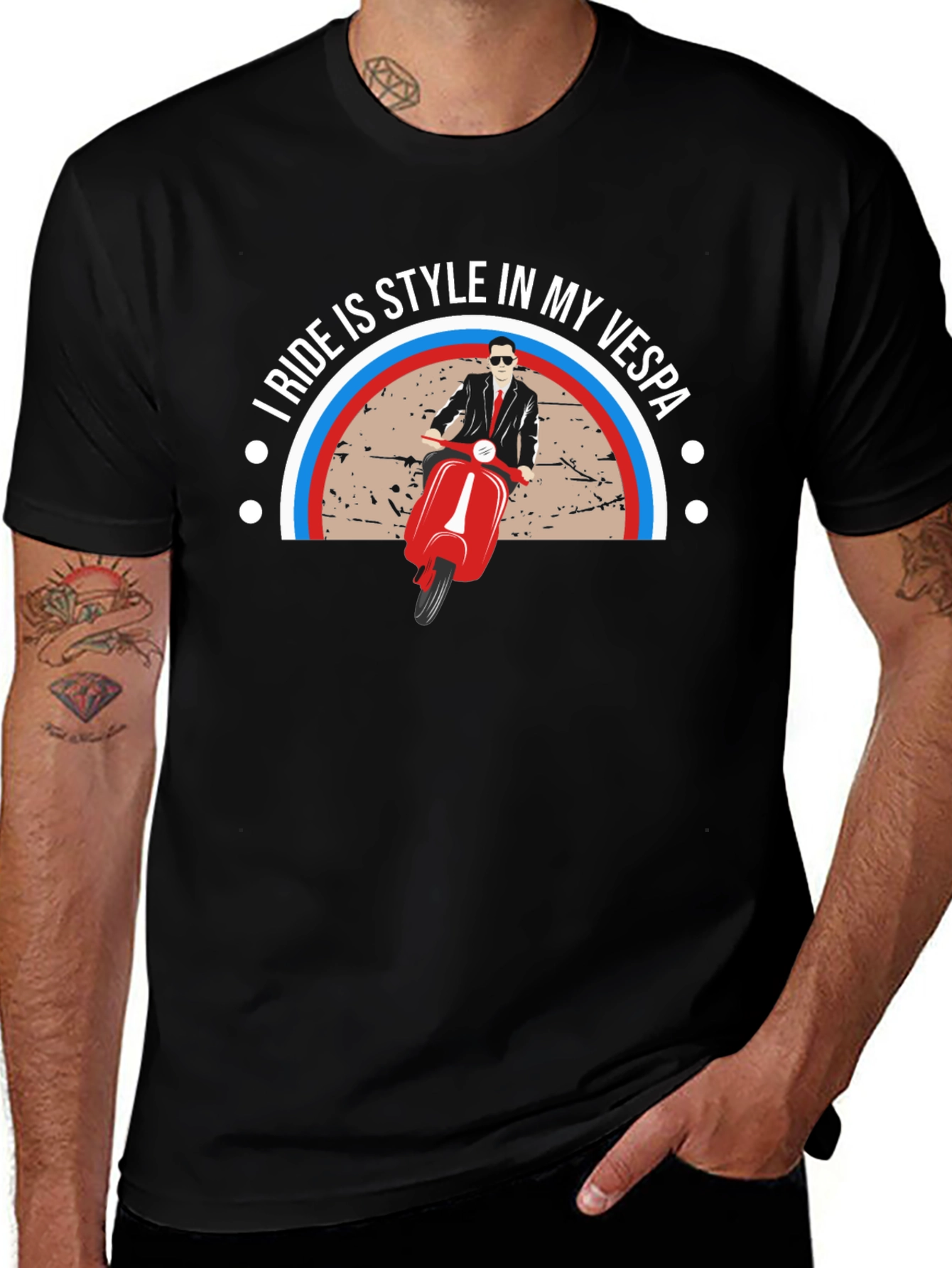 Vespa Style T-Shirt - Ride in Style!