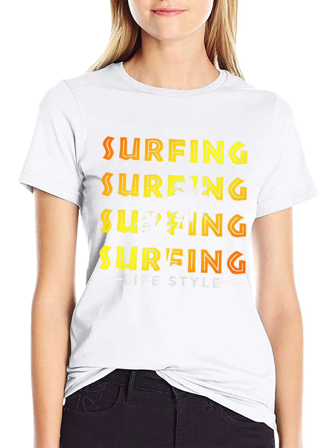 Surfing Lifestyle Graphic Tee - Premium Quality