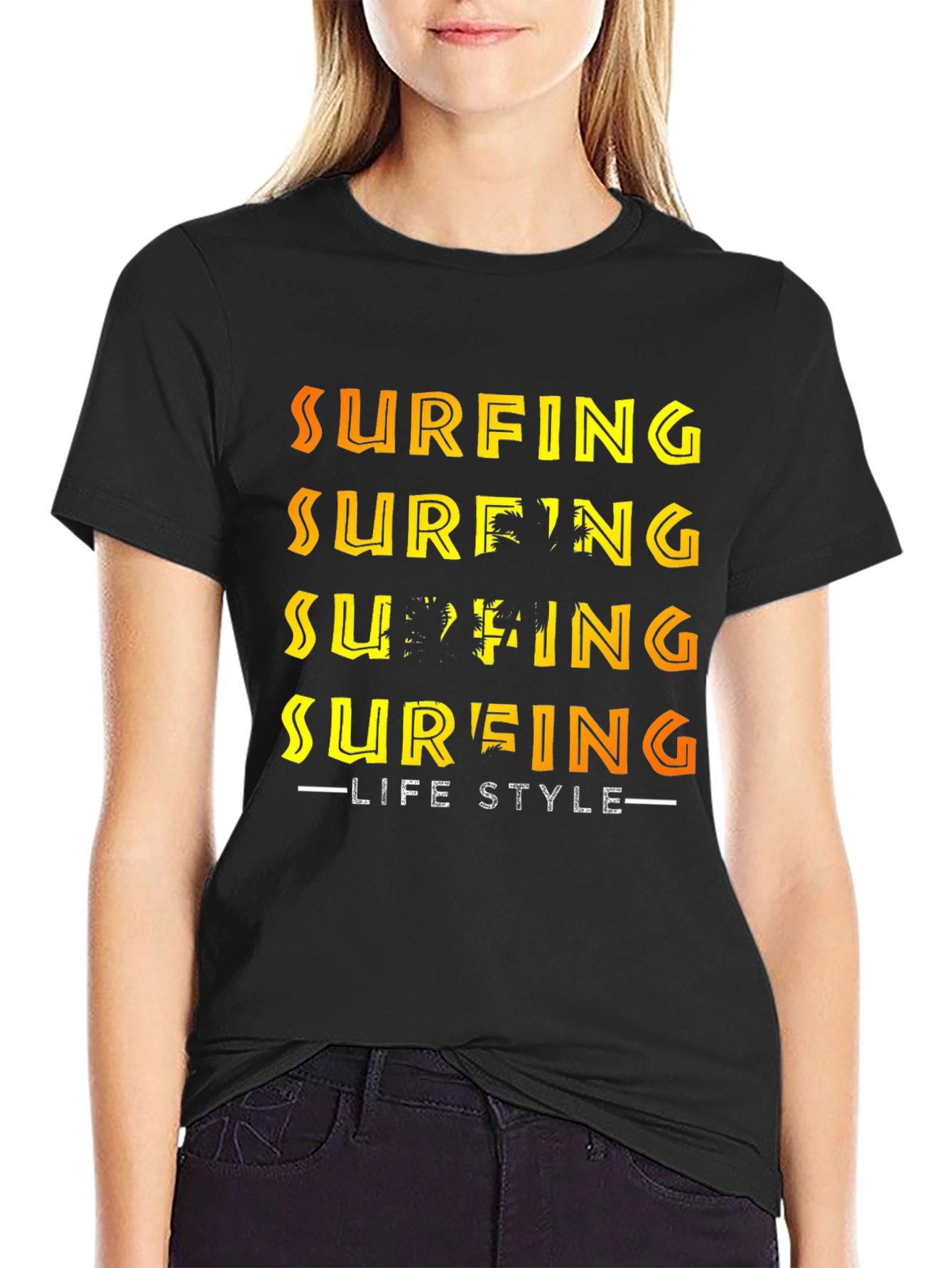 Surfing Lifestyle Graphic Tee - Premium Quality