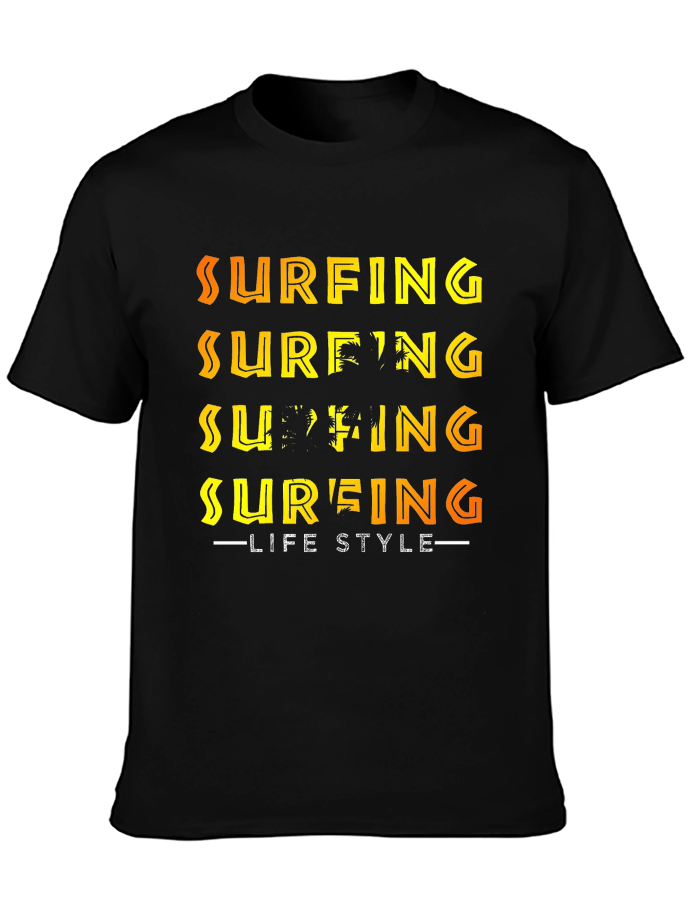 Surfing Lifestyle Graphic Tee - Premium Quality