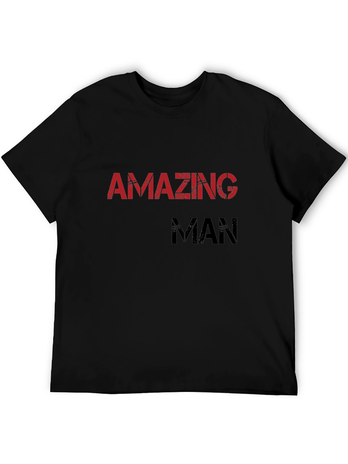 Amazing Man Graphic Tee - Black
