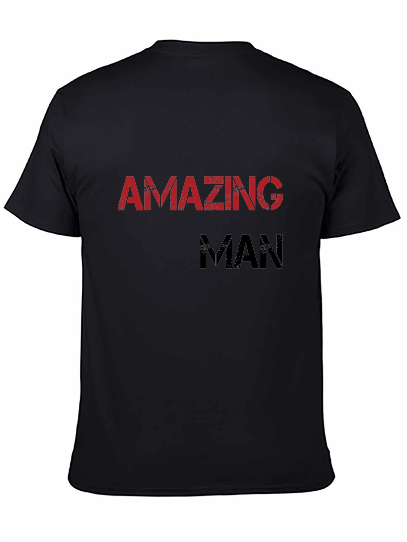 Amazing Man Graphic Tee - Black