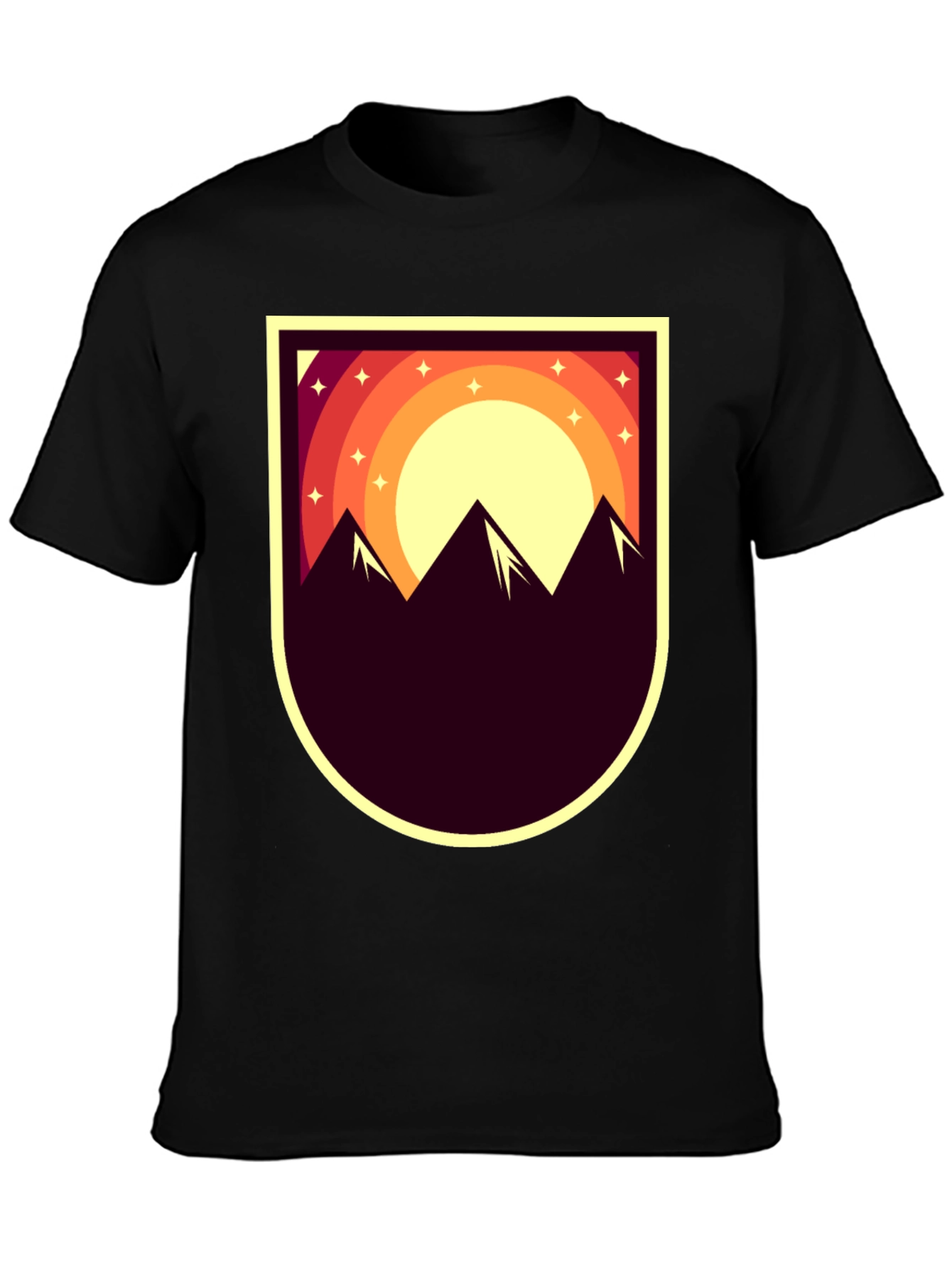 Mountain Sunset Graphic Tee - Adventure Style