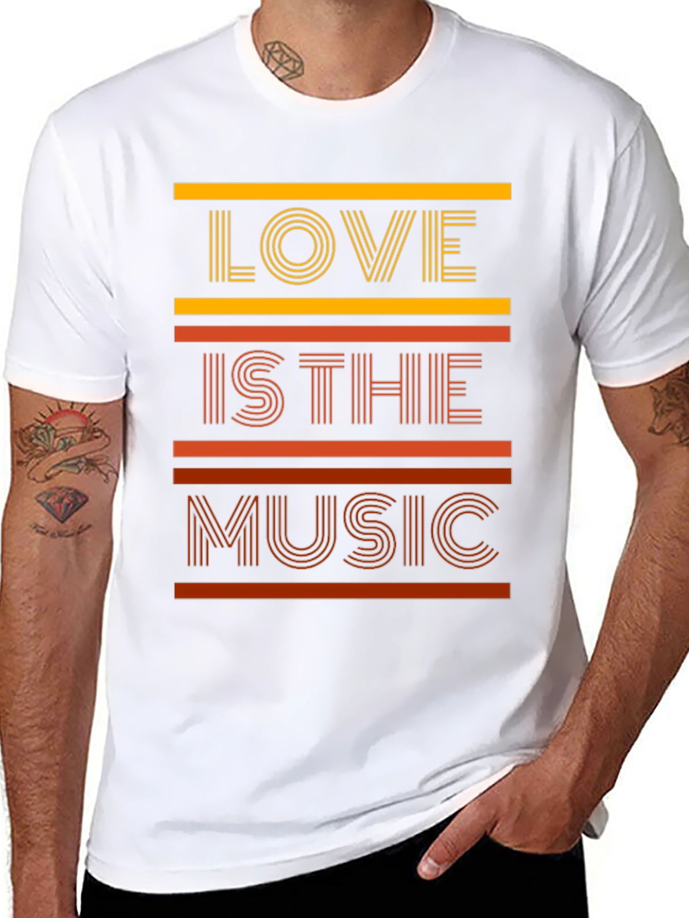 Love is the Music T-Shirt - Stylish Graphic Tee