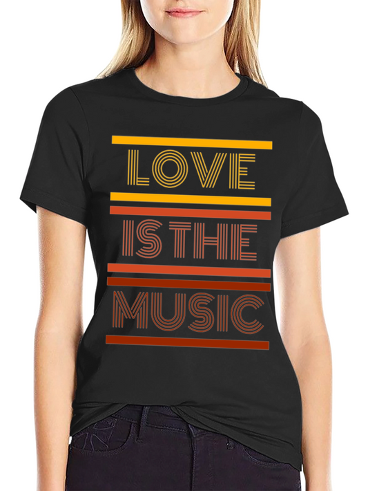 Love is the Music T-Shirt - Stylish Graphic Tee