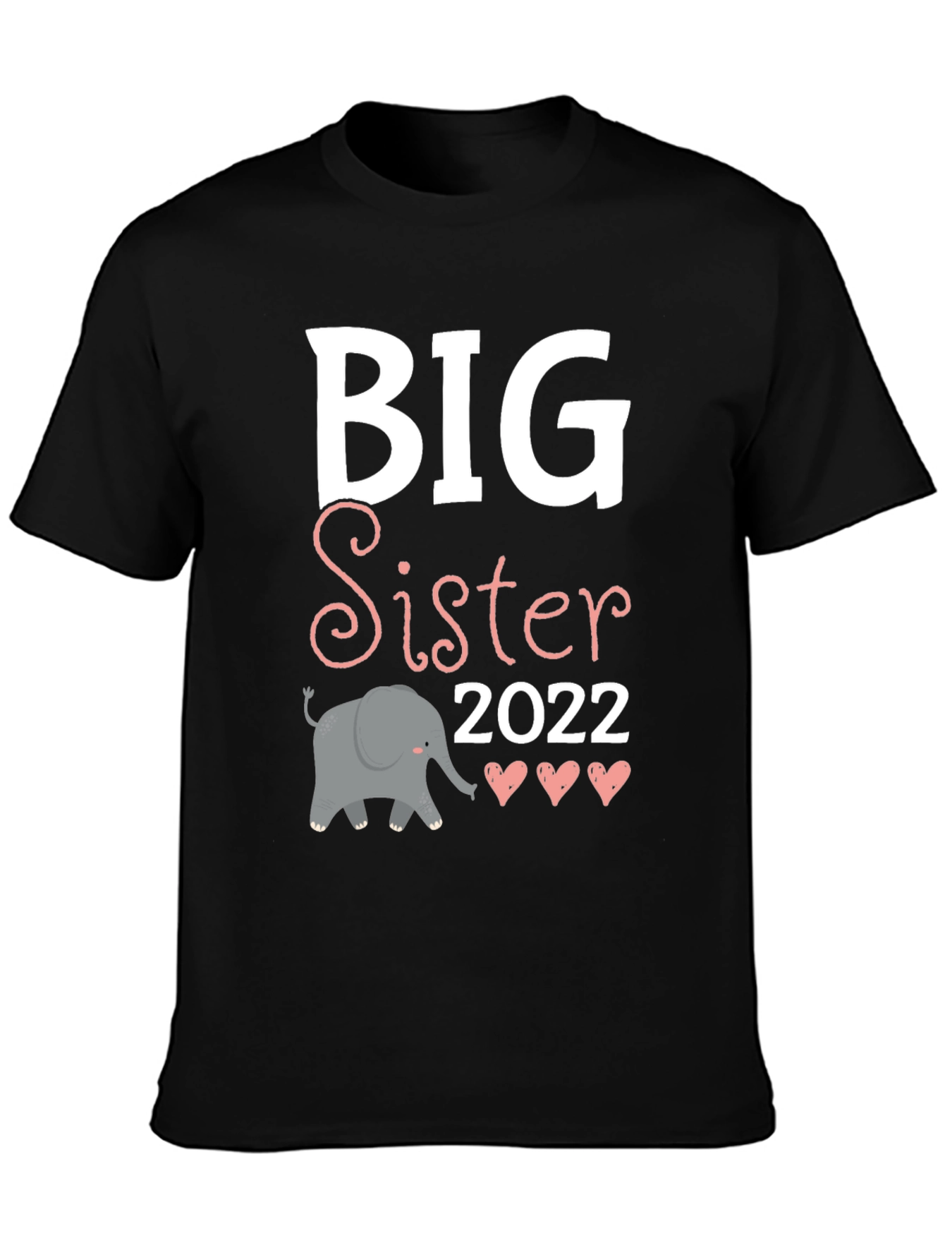 Big Sister 2022 T-Shirt with Elephant Design