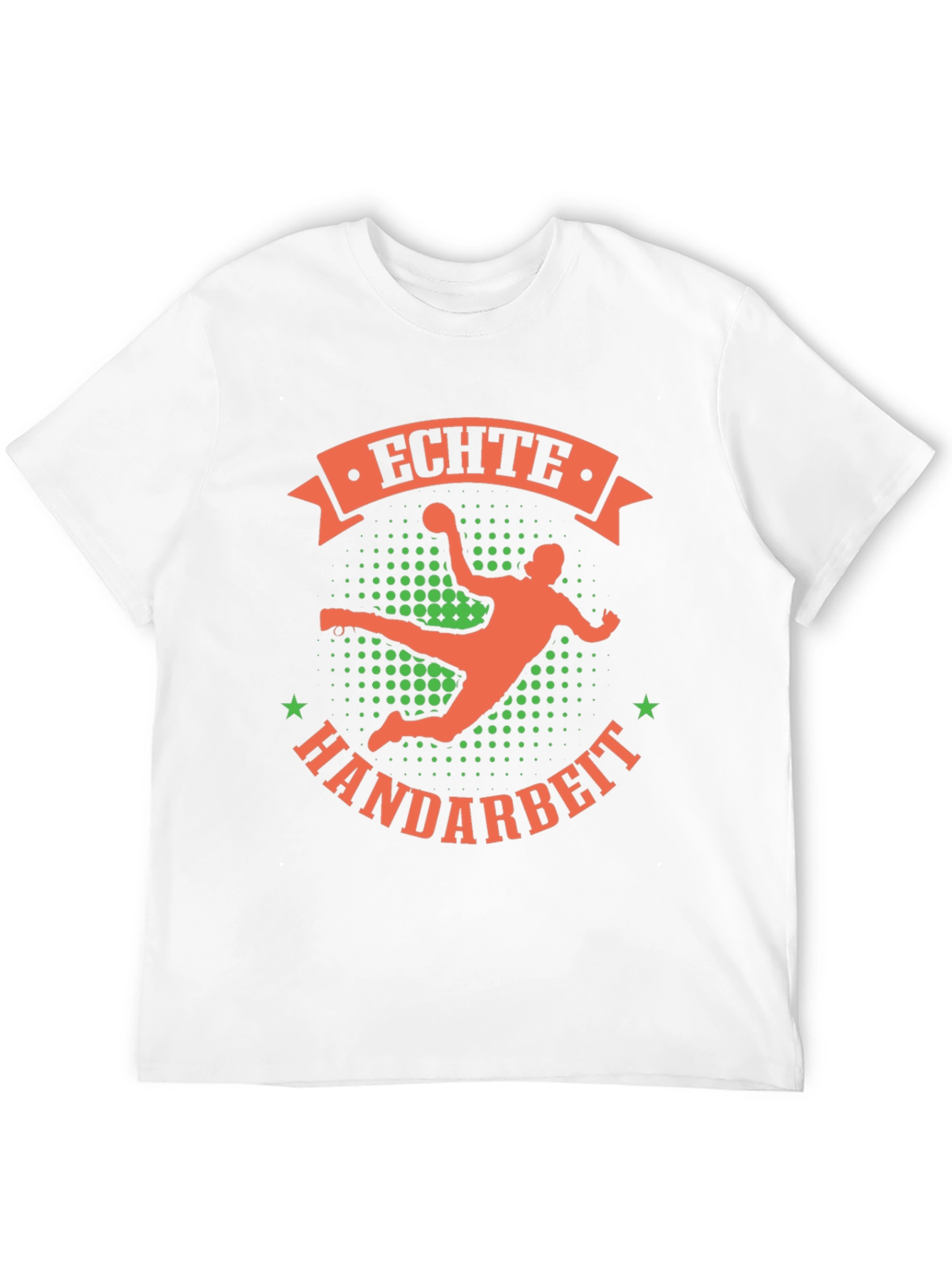 Echte Handarbeit T-Shirt - Handball Design