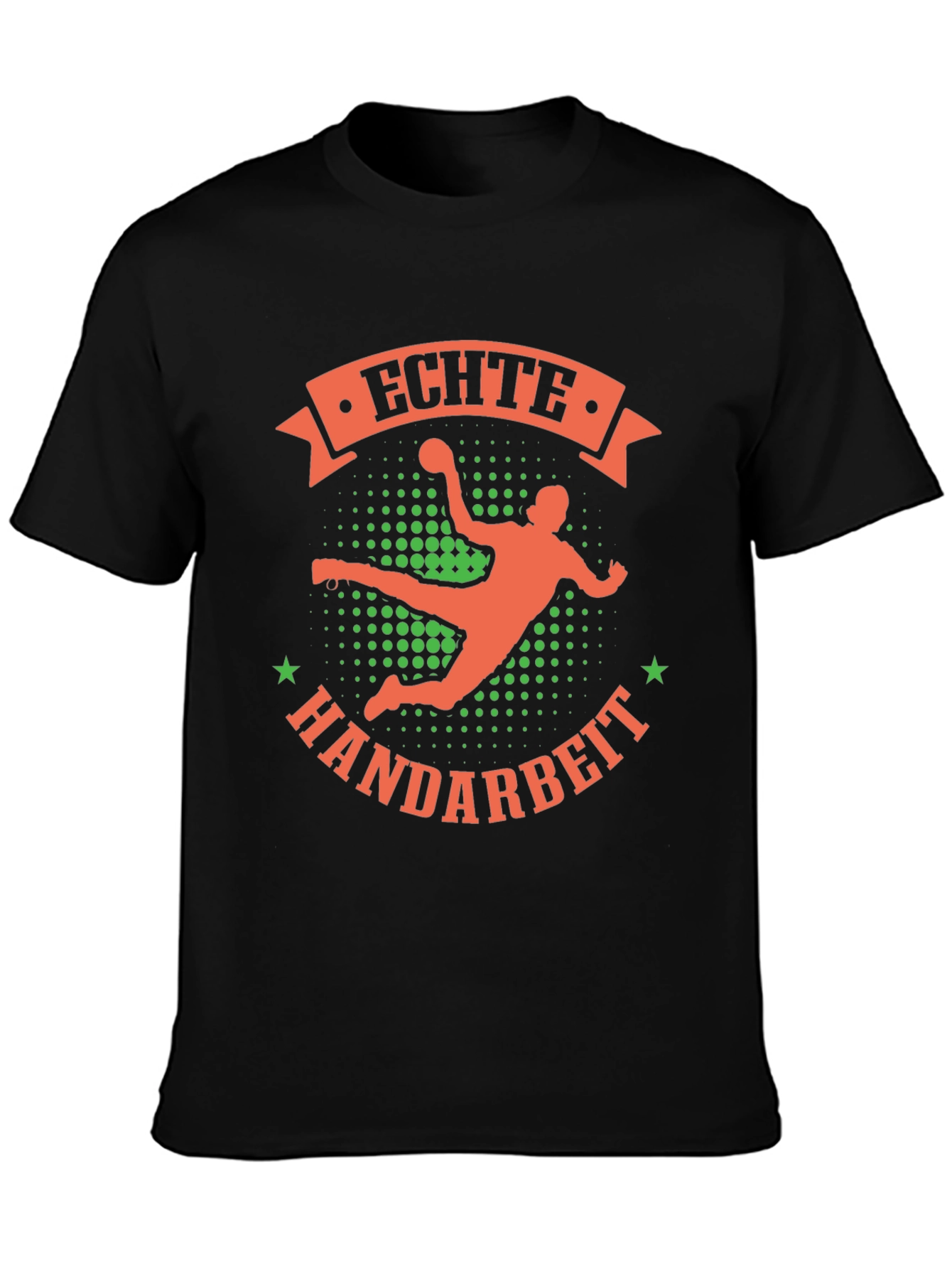Echte Handarbeit T-Shirt - Handball Design