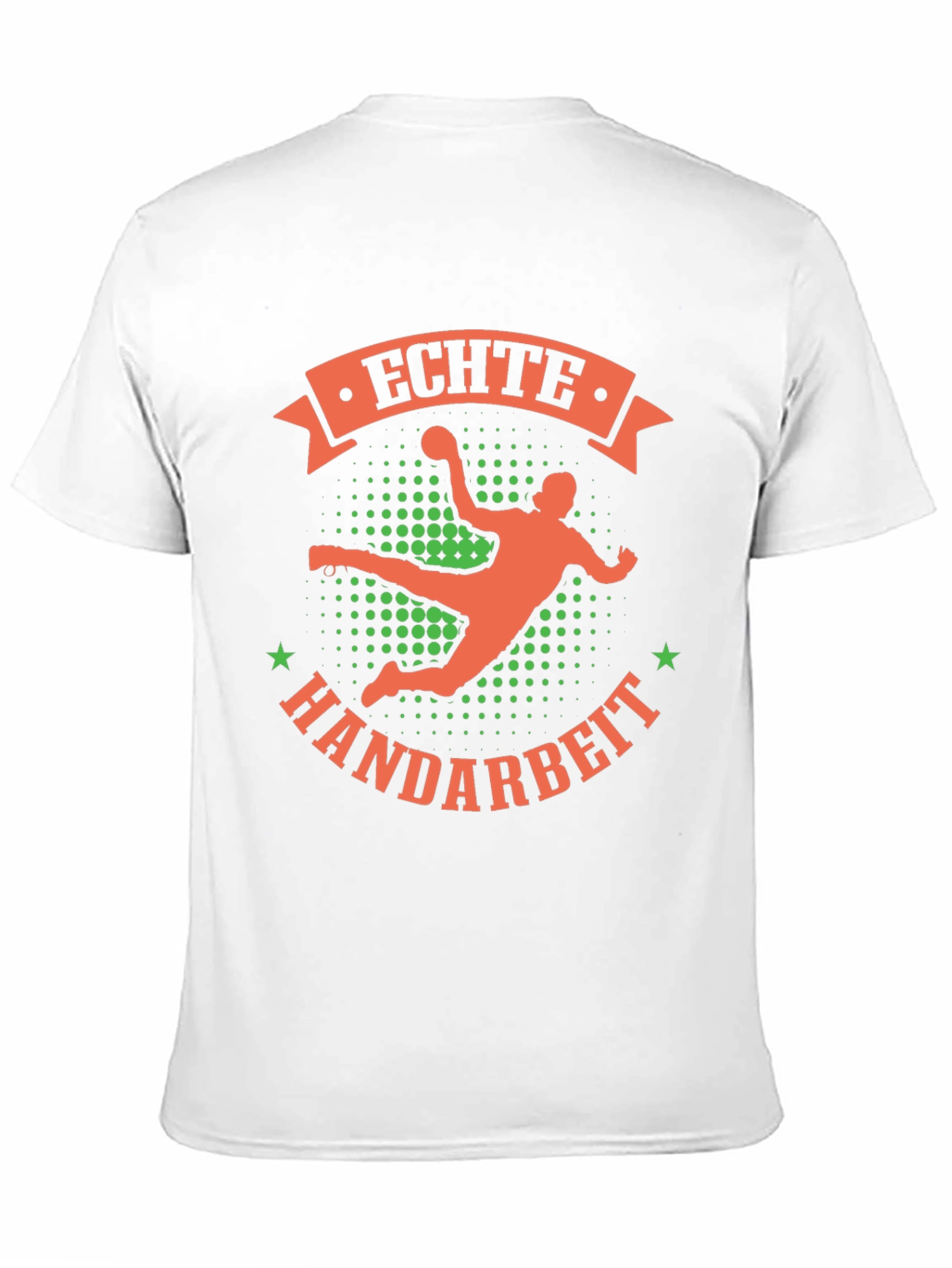 Echte Handarbeit T-Shirt - Handball Design