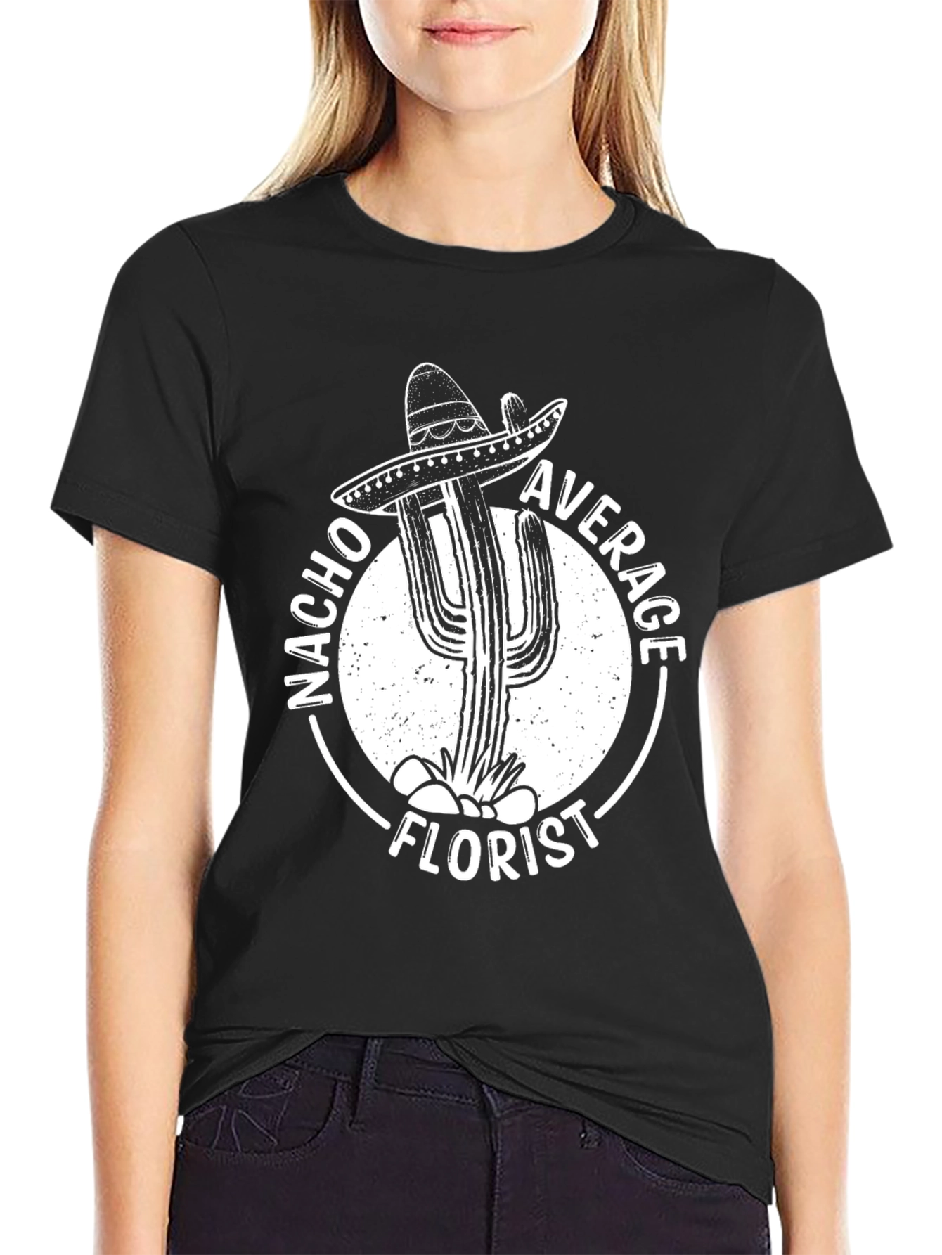 Nacho Average Florist Graphic T-Shirt