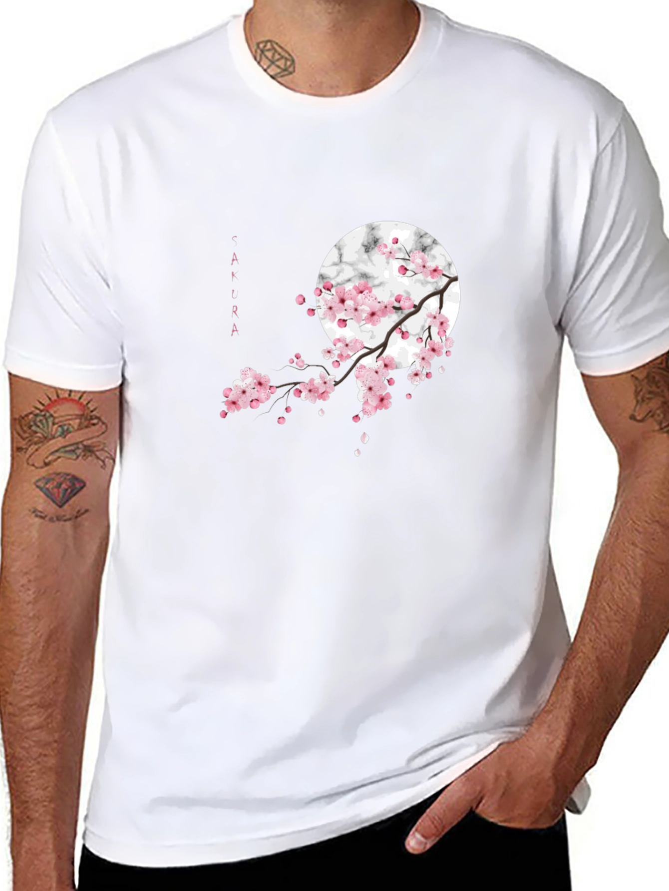 Sakura Blossom T-Shirt - Japanese Style