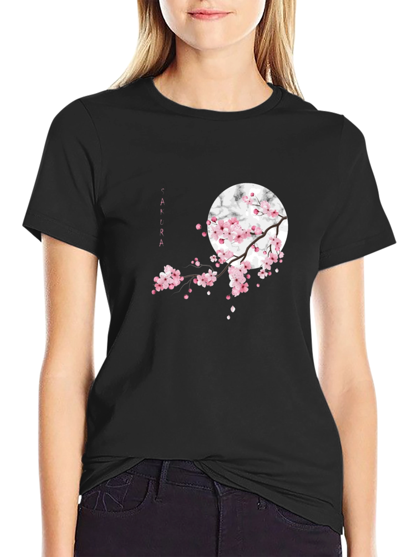 Sakura Blossom T-Shirt - Japanese Style