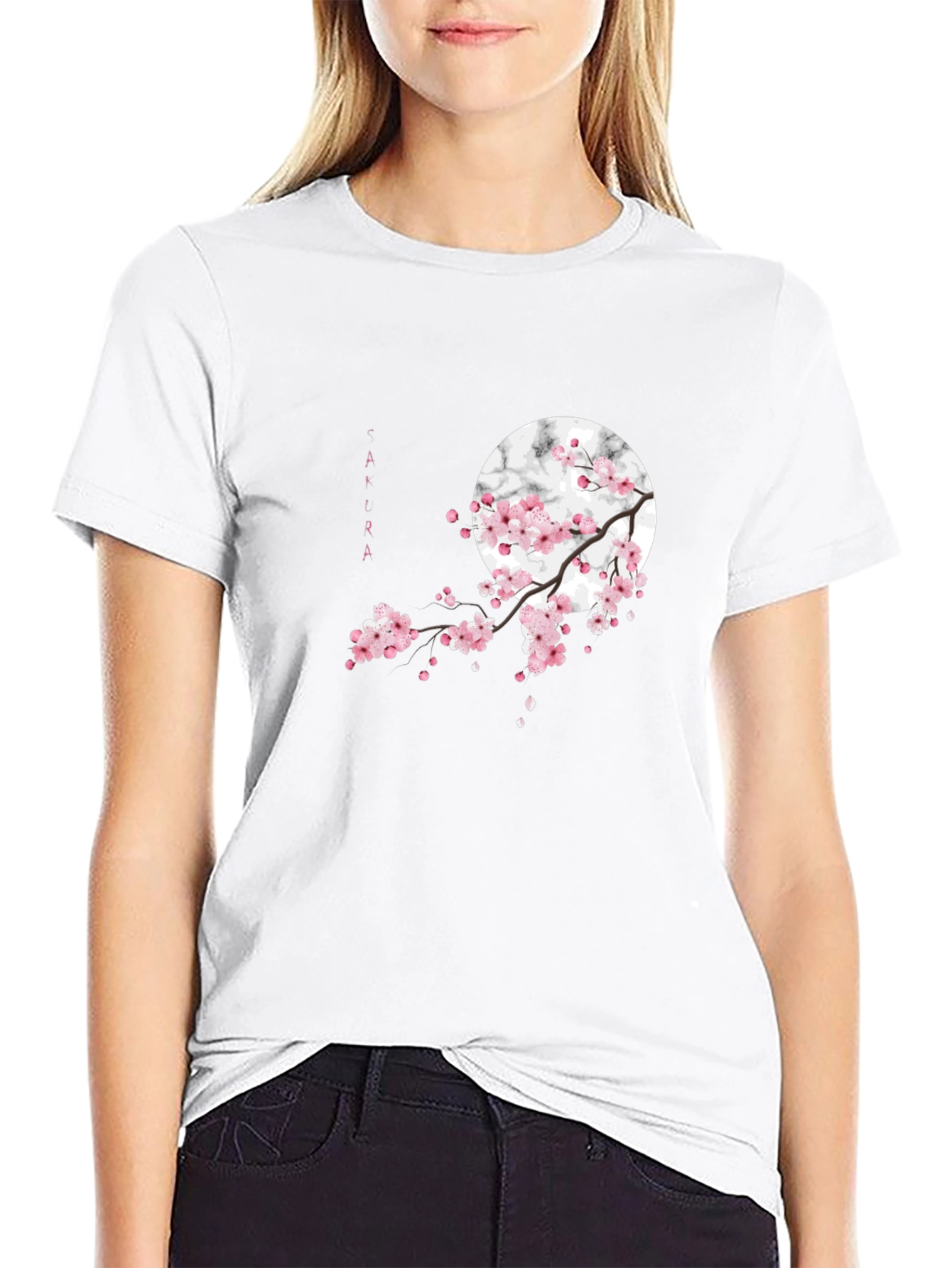 Sakura Blossom T-Shirt - Japanese Style