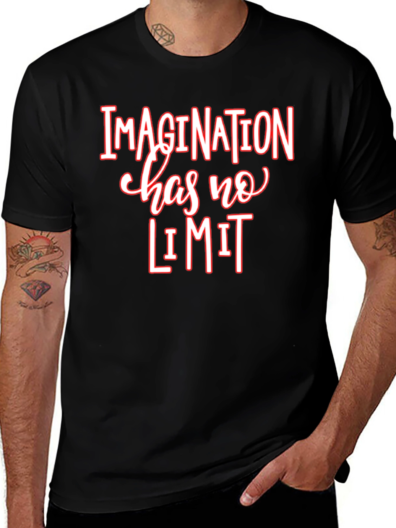 Imagination T-Shirt - No Limit Black Tee