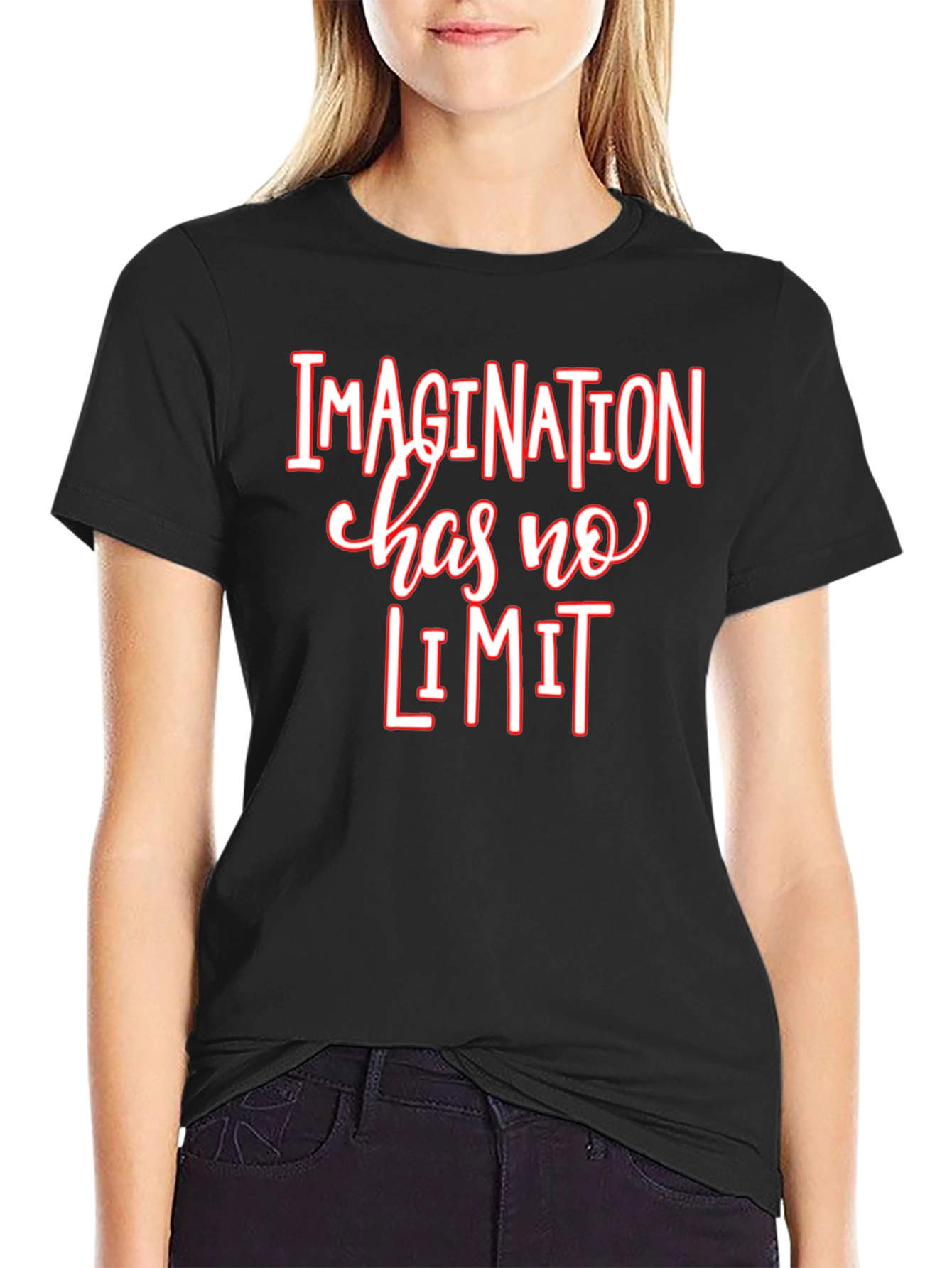 Imagination T-Shirt - No Limit Black Tee