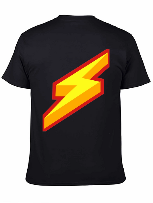 Lightning Bolt Graphic Tee - Bold Style