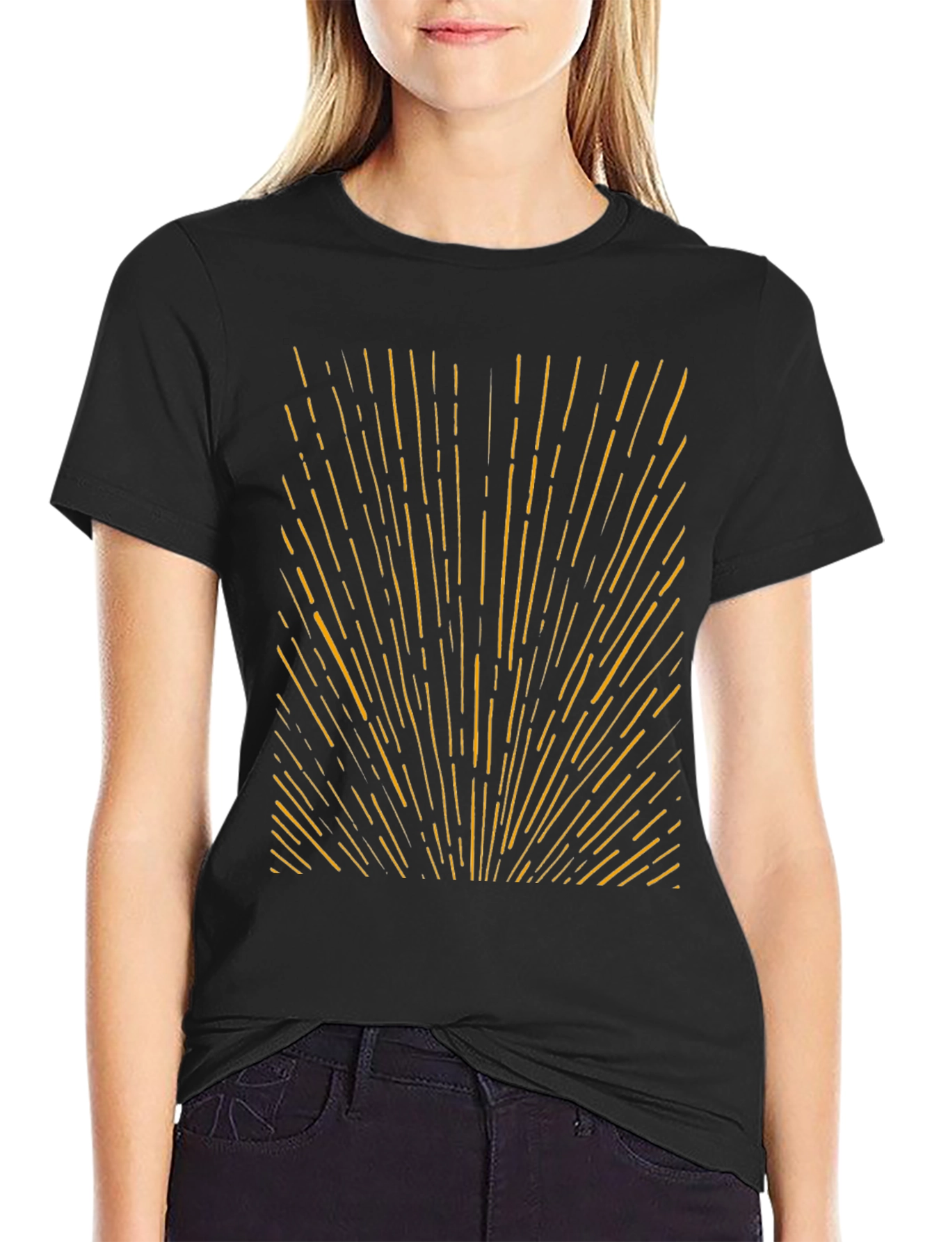 Retro Ray Graphic T-Shirt - Black
