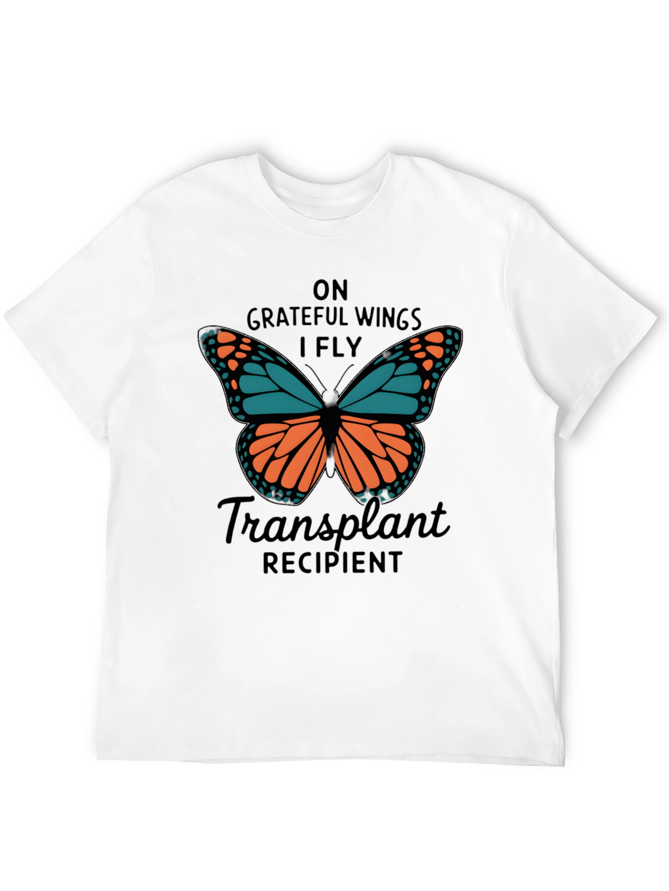 Grateful Wings Transplant Recipient T-Shirt