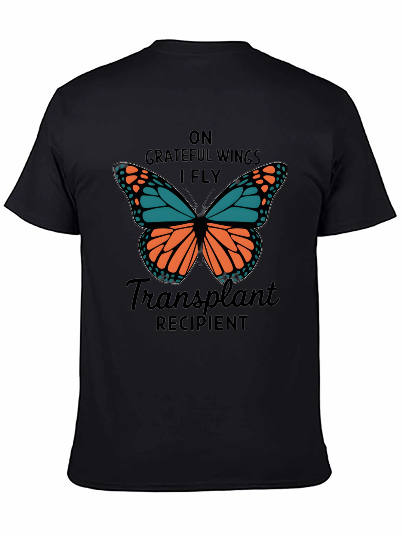 Grateful Wings Transplant Recipient T-Shirt