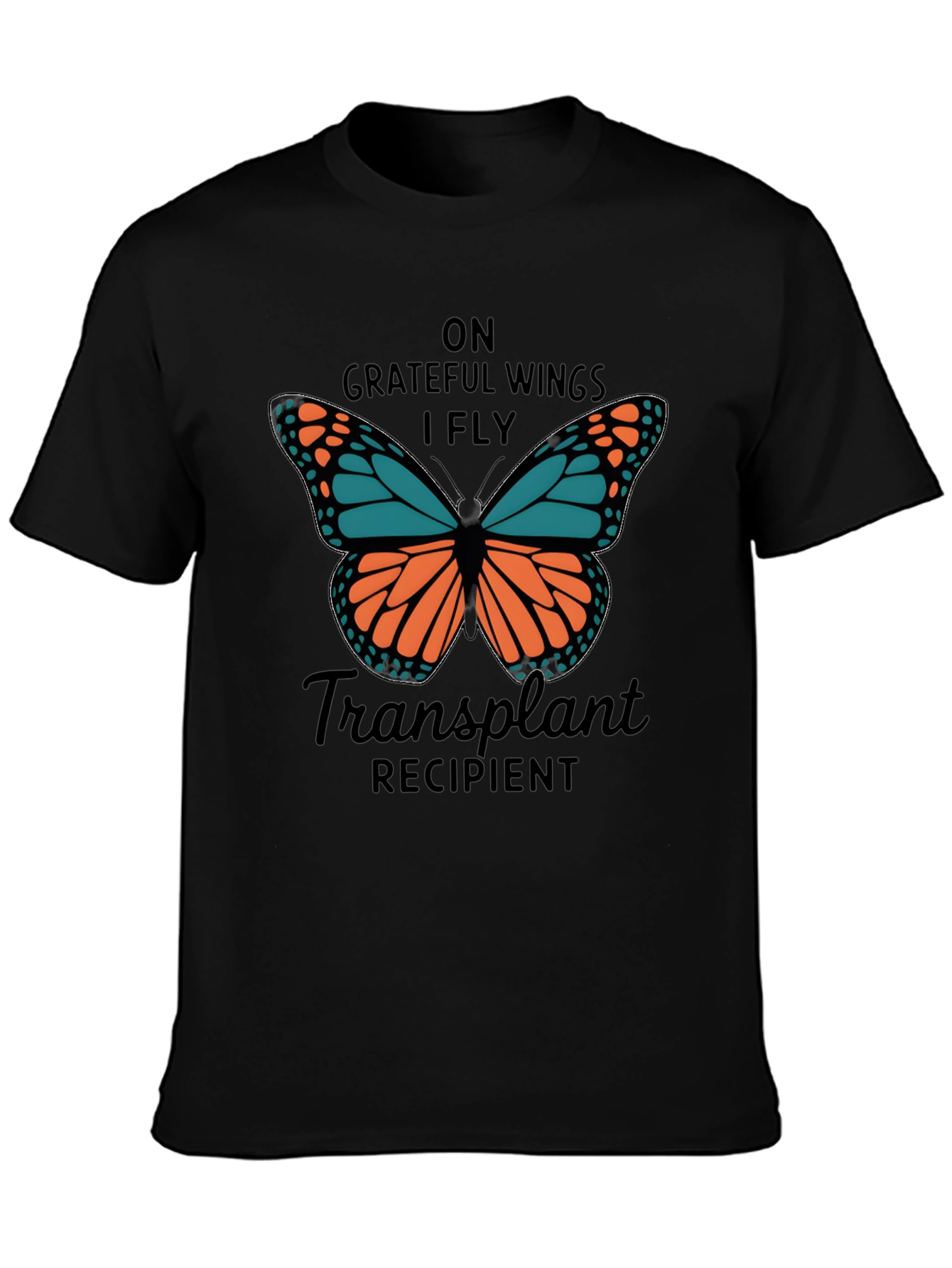 Grateful Wings Transplant Recipient T-Shirt