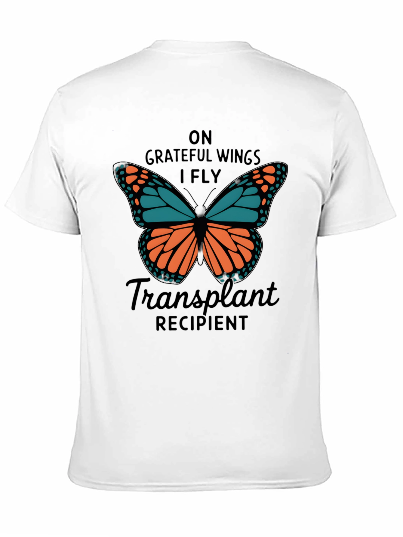 Grateful Wings Transplant Recipient T-Shirt