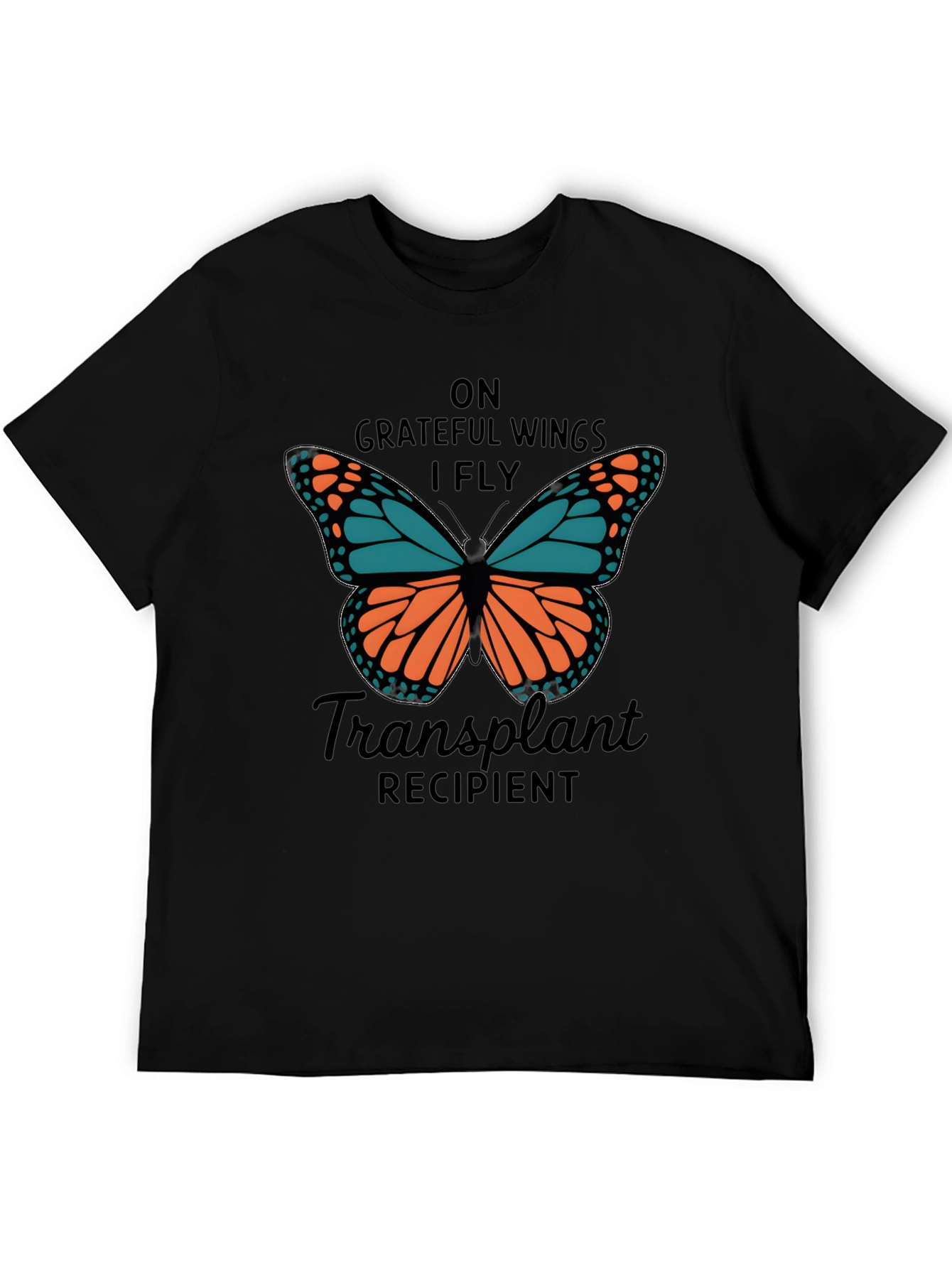 Grateful Wings Transplant Recipient T-Shirt