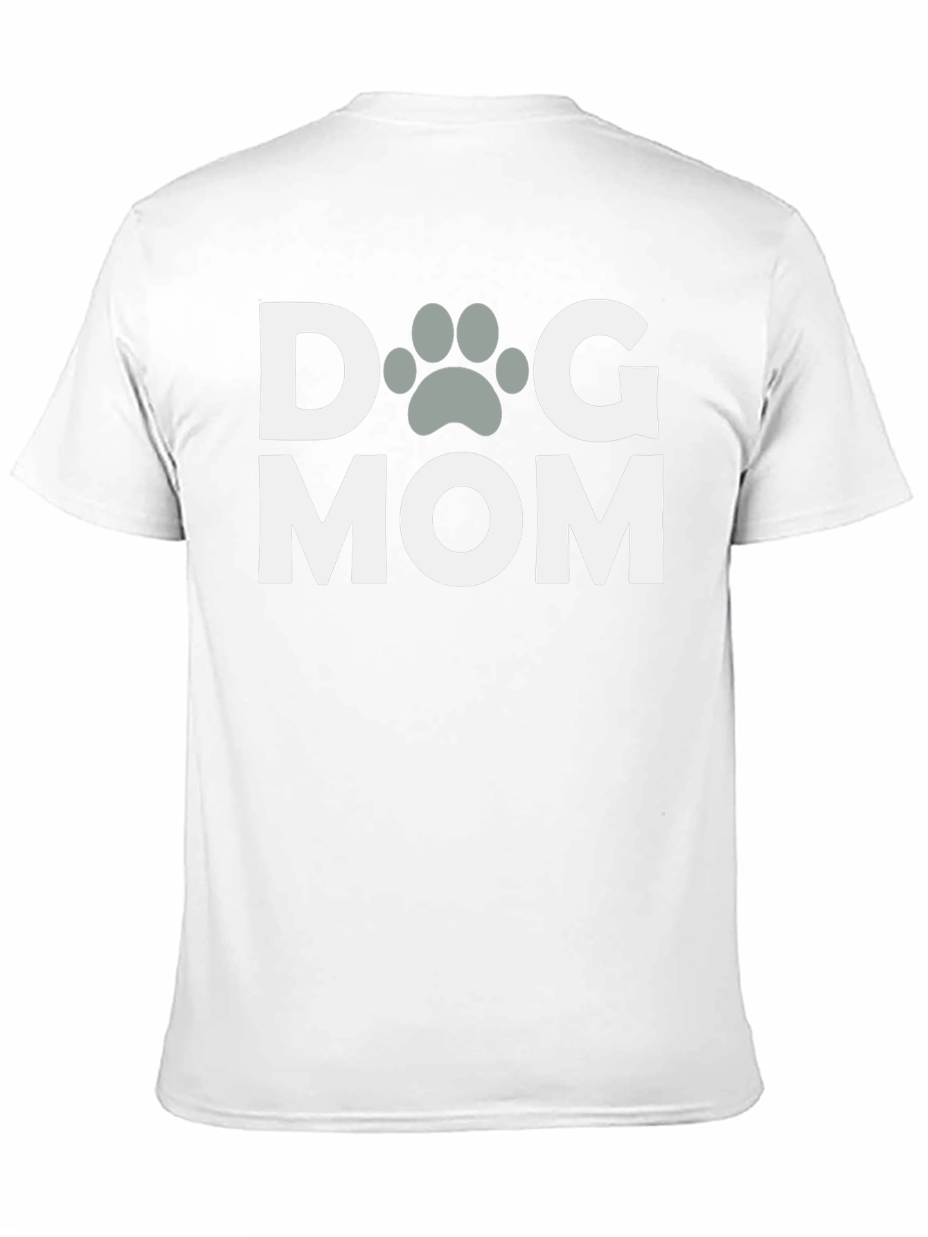 Dog Mom T-Shirt - Paw Print Graphic Tee