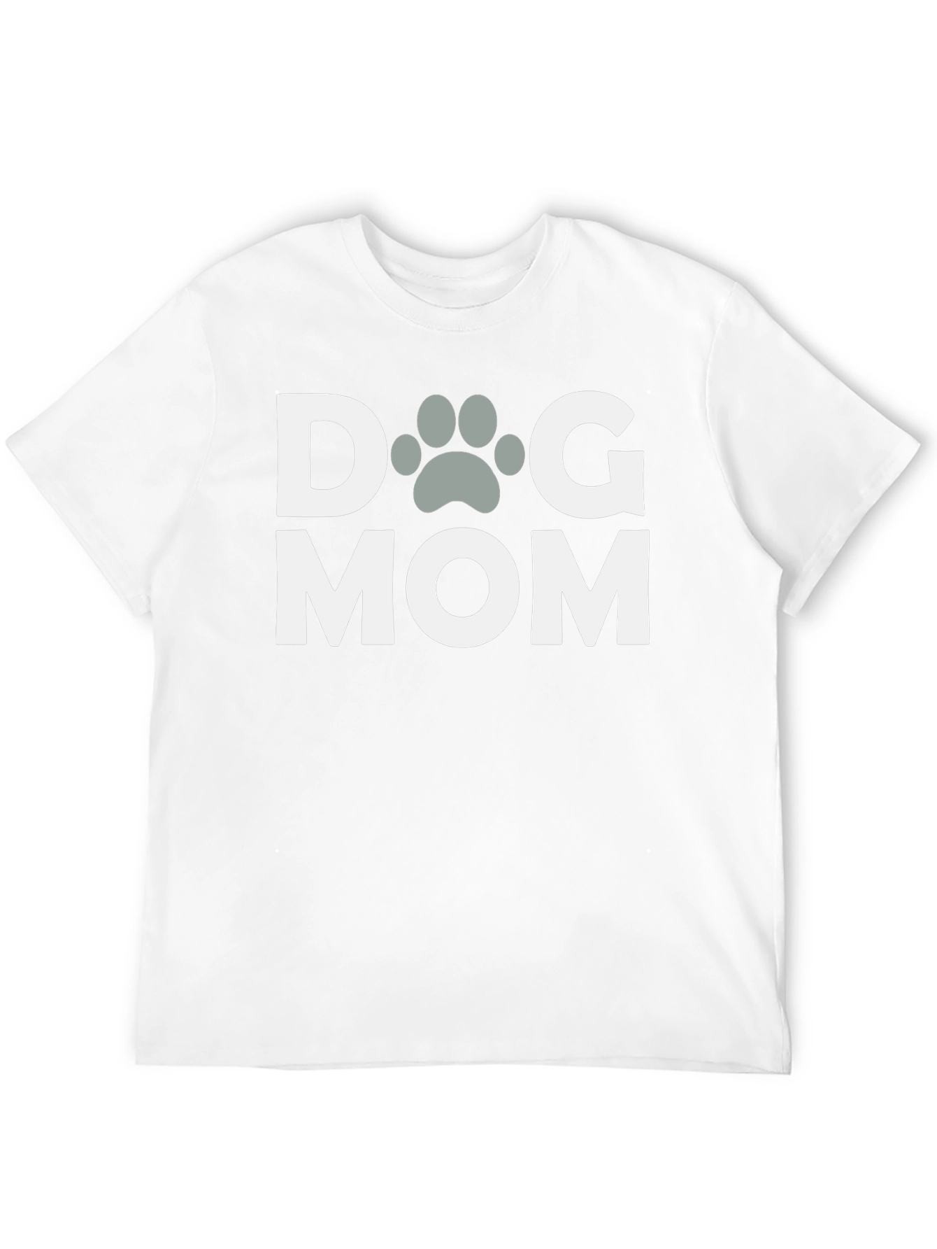 Dog Mom T-Shirt - Paw Print Graphic Tee