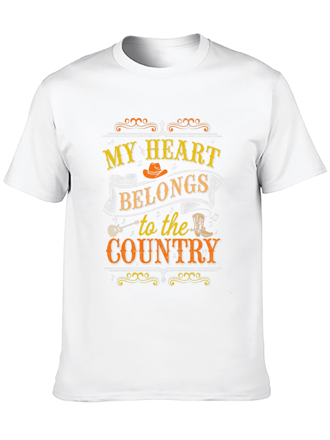 My Heart Belongs to the Country Graphic Tee