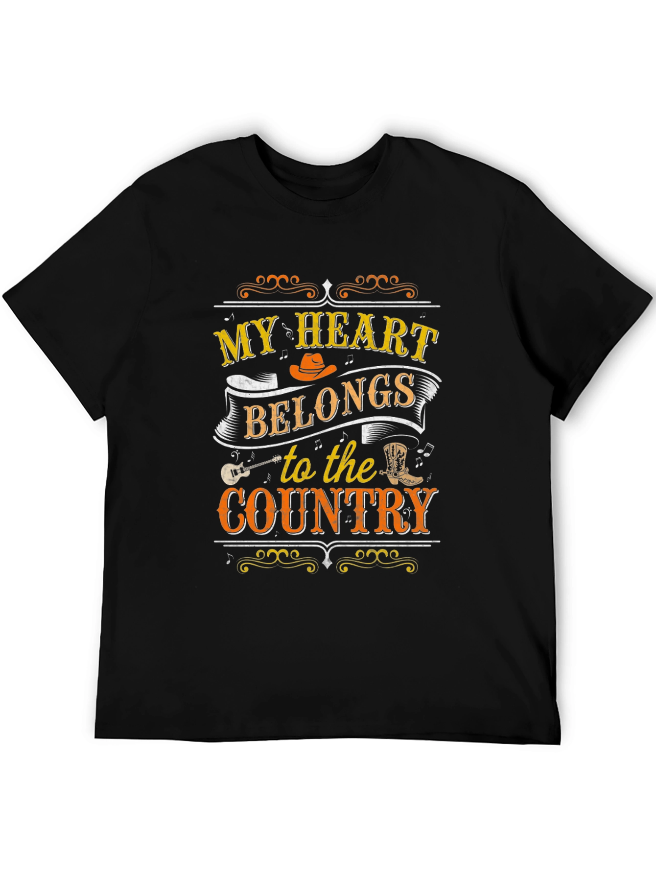 My Heart Belongs to the Country Graphic Tee