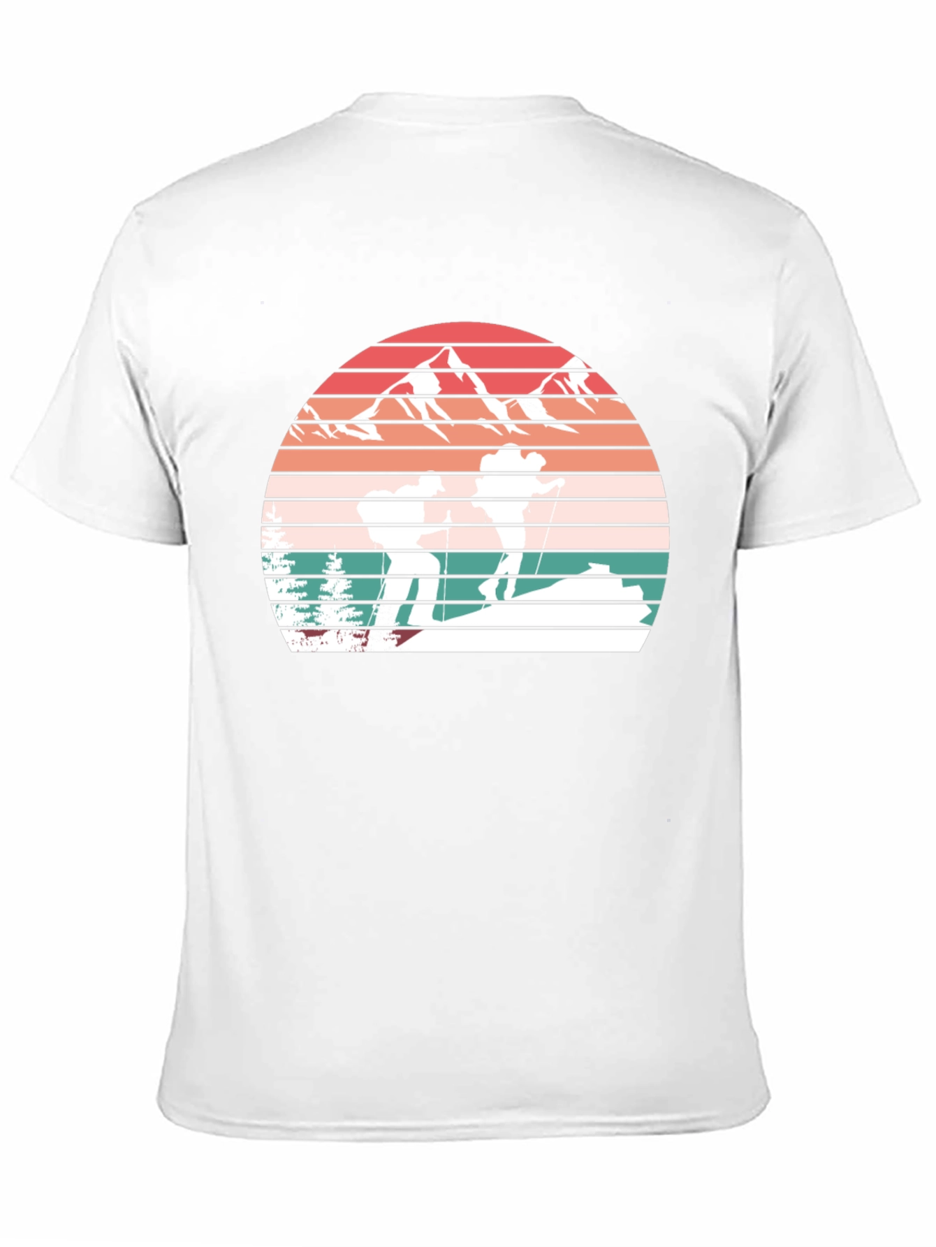 Retro Mountain Sunset T-Shirt