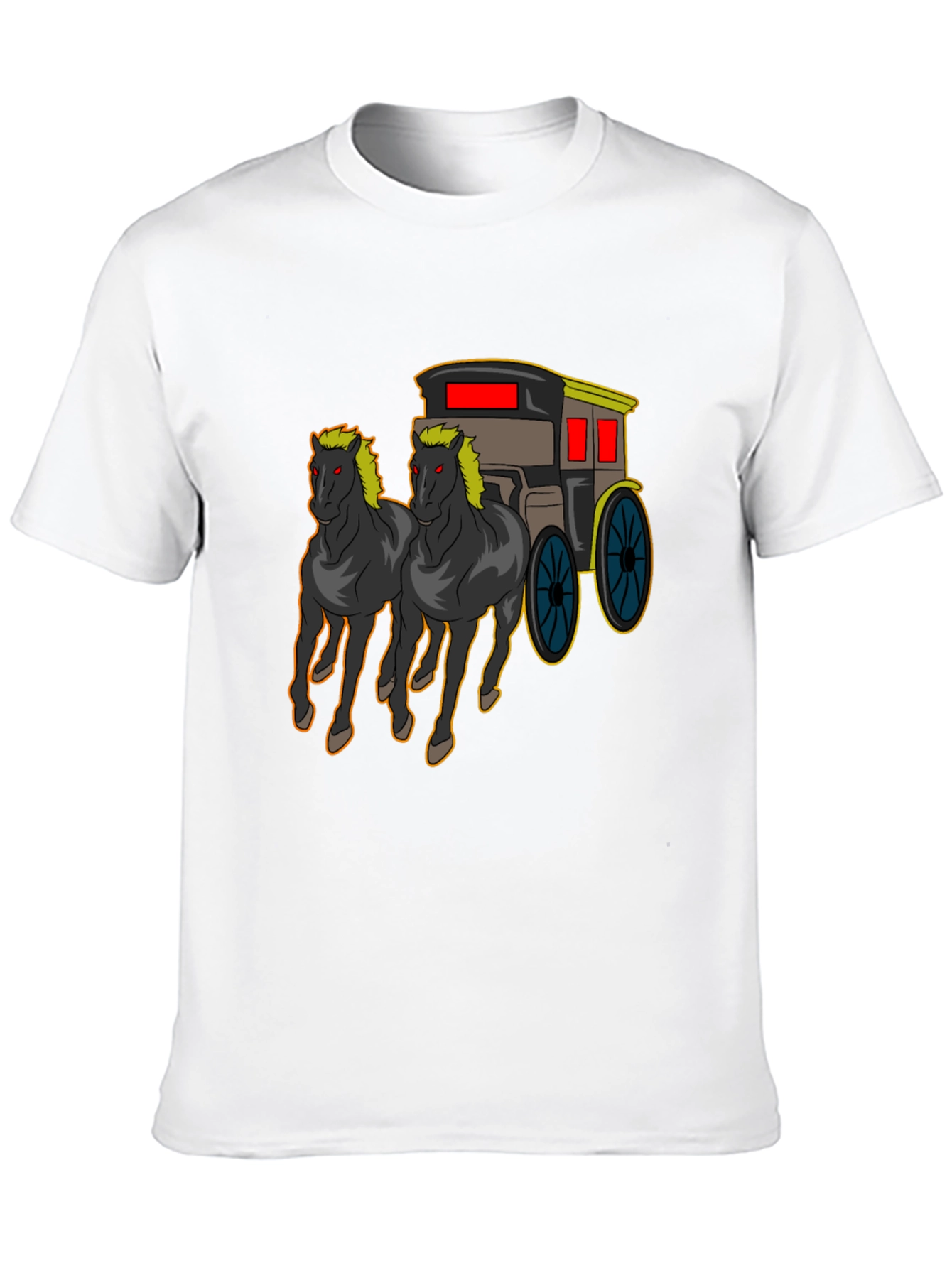 Horse Drawn Carriage Graphic T-Shirt